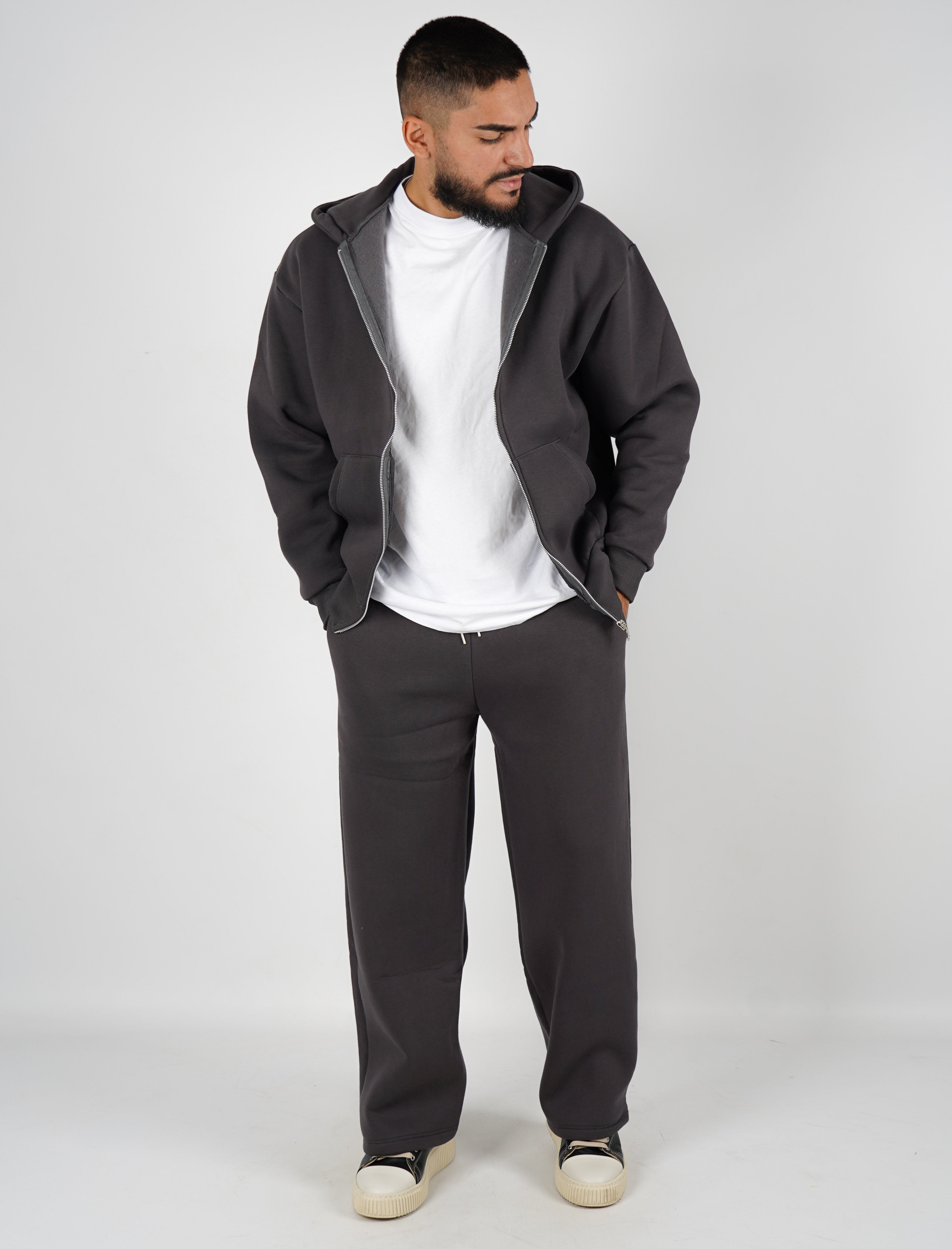 Tuta completa baggy con zip