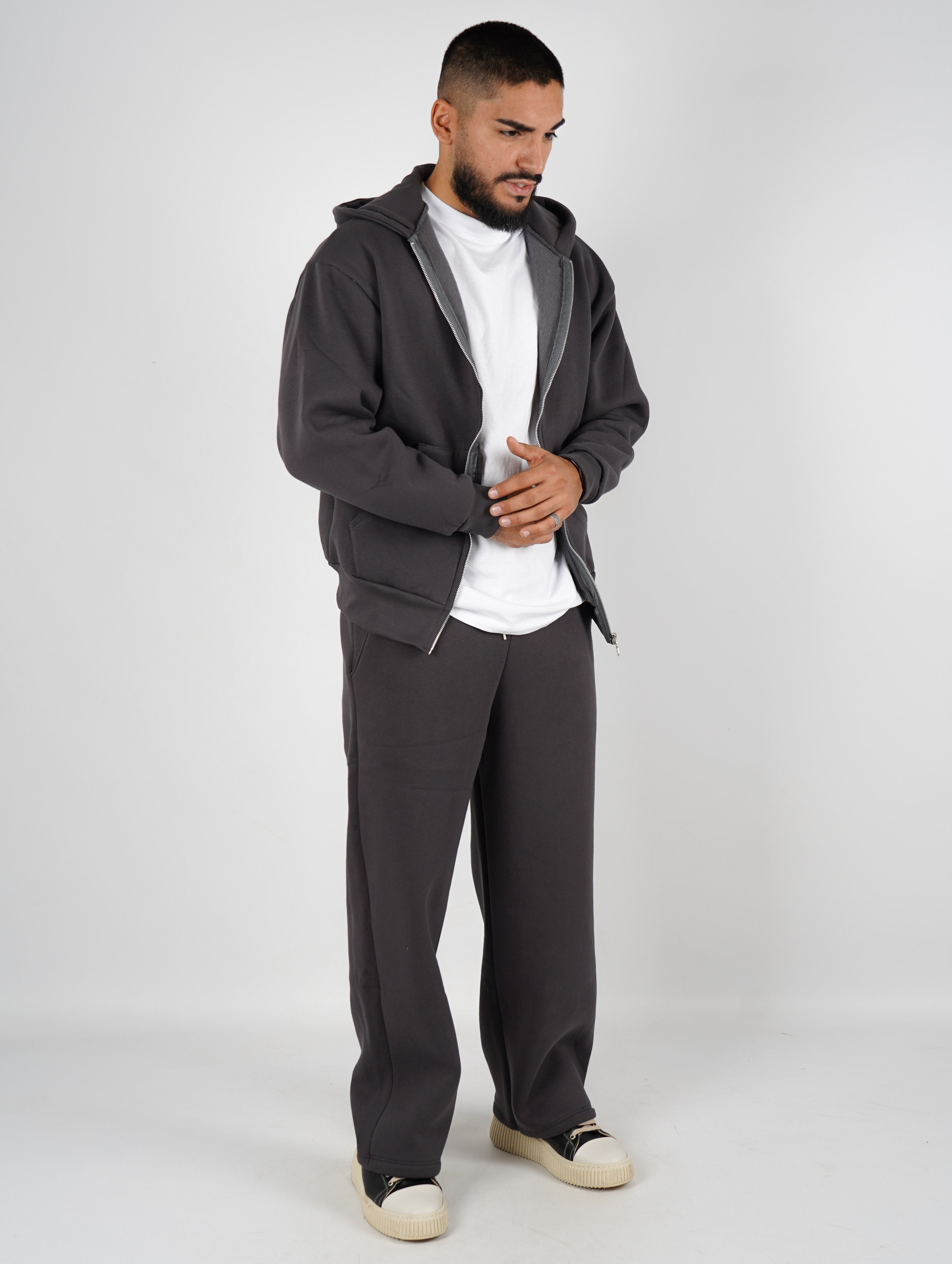 Tuta completa baggy con zip