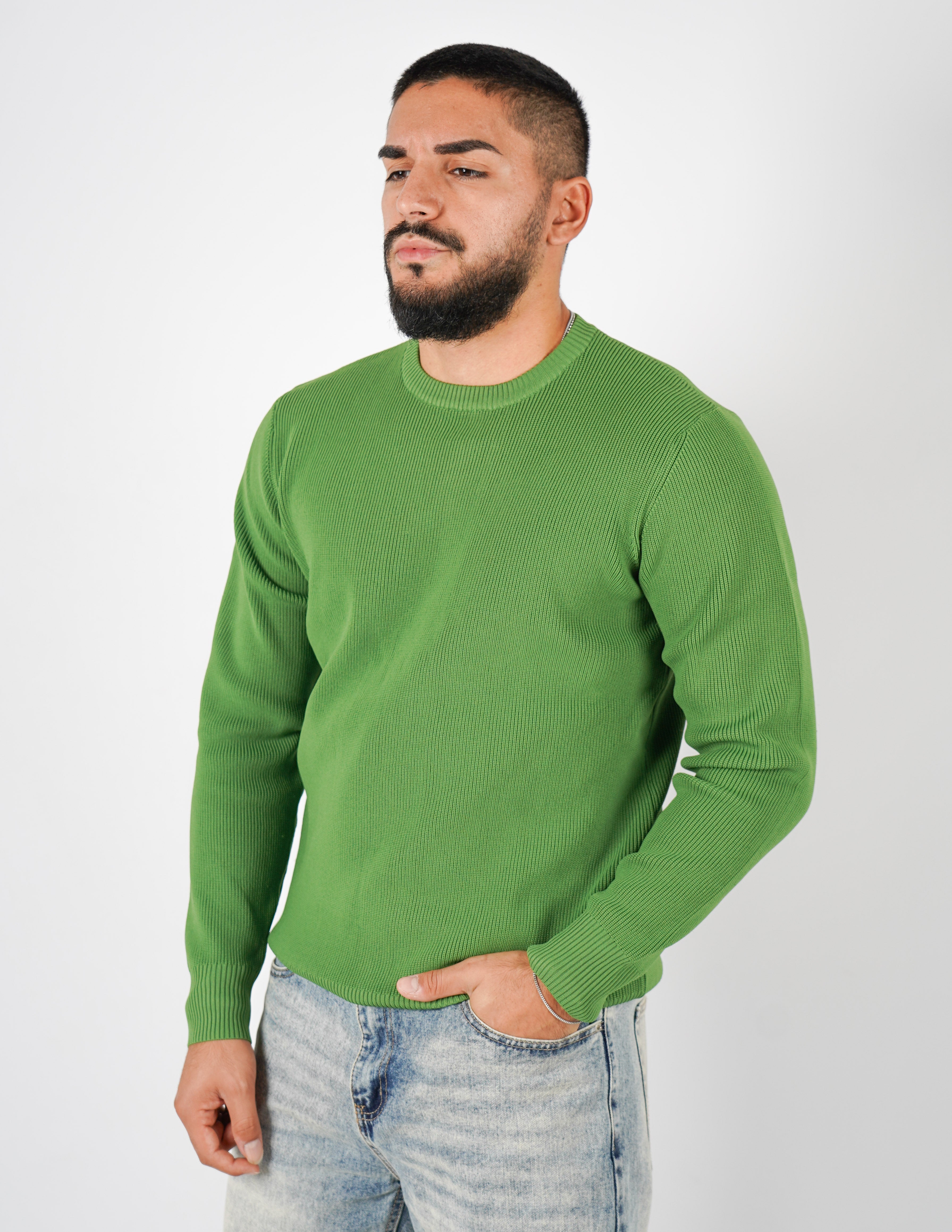 Maglione over D girocollo tessuto tech