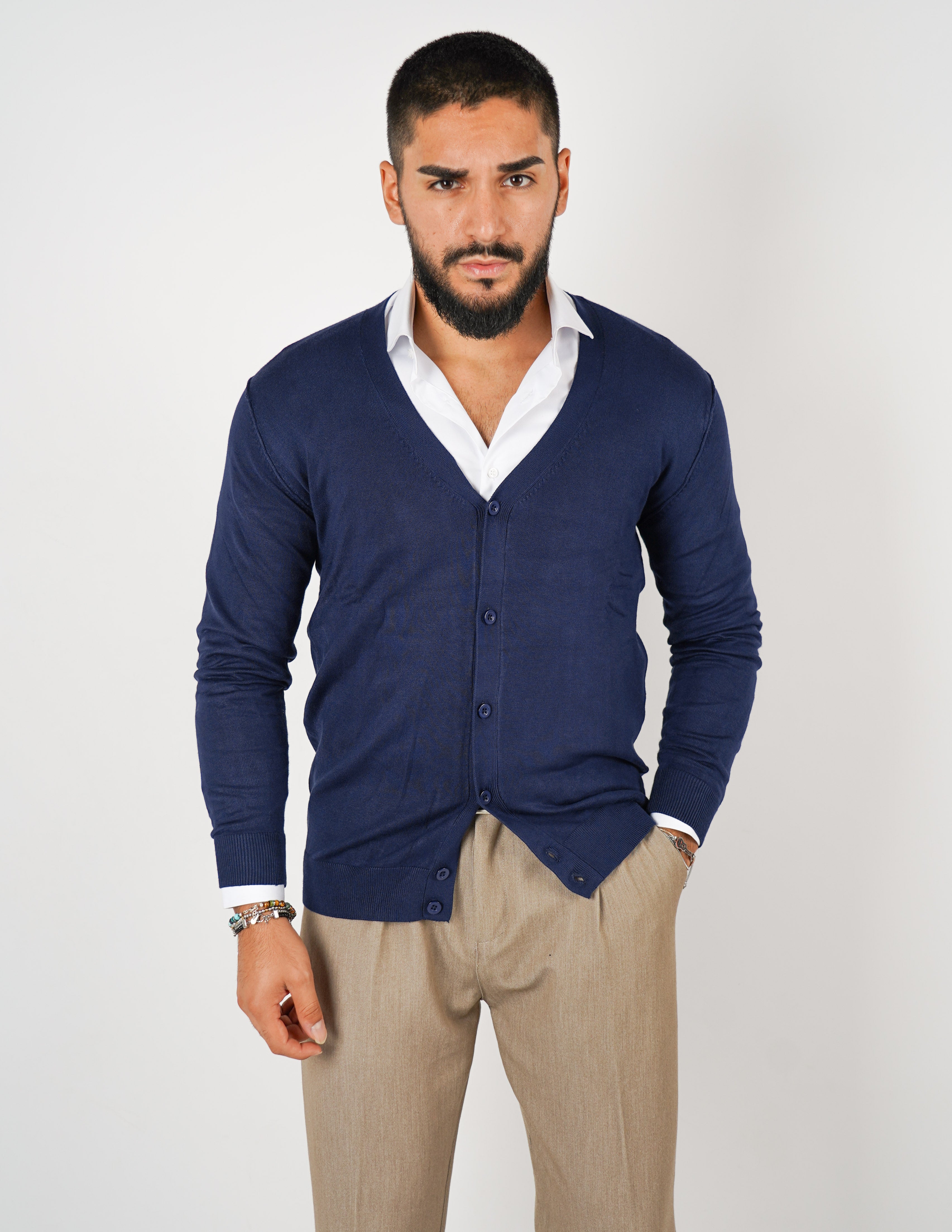 Cardigan manica lunga Over D