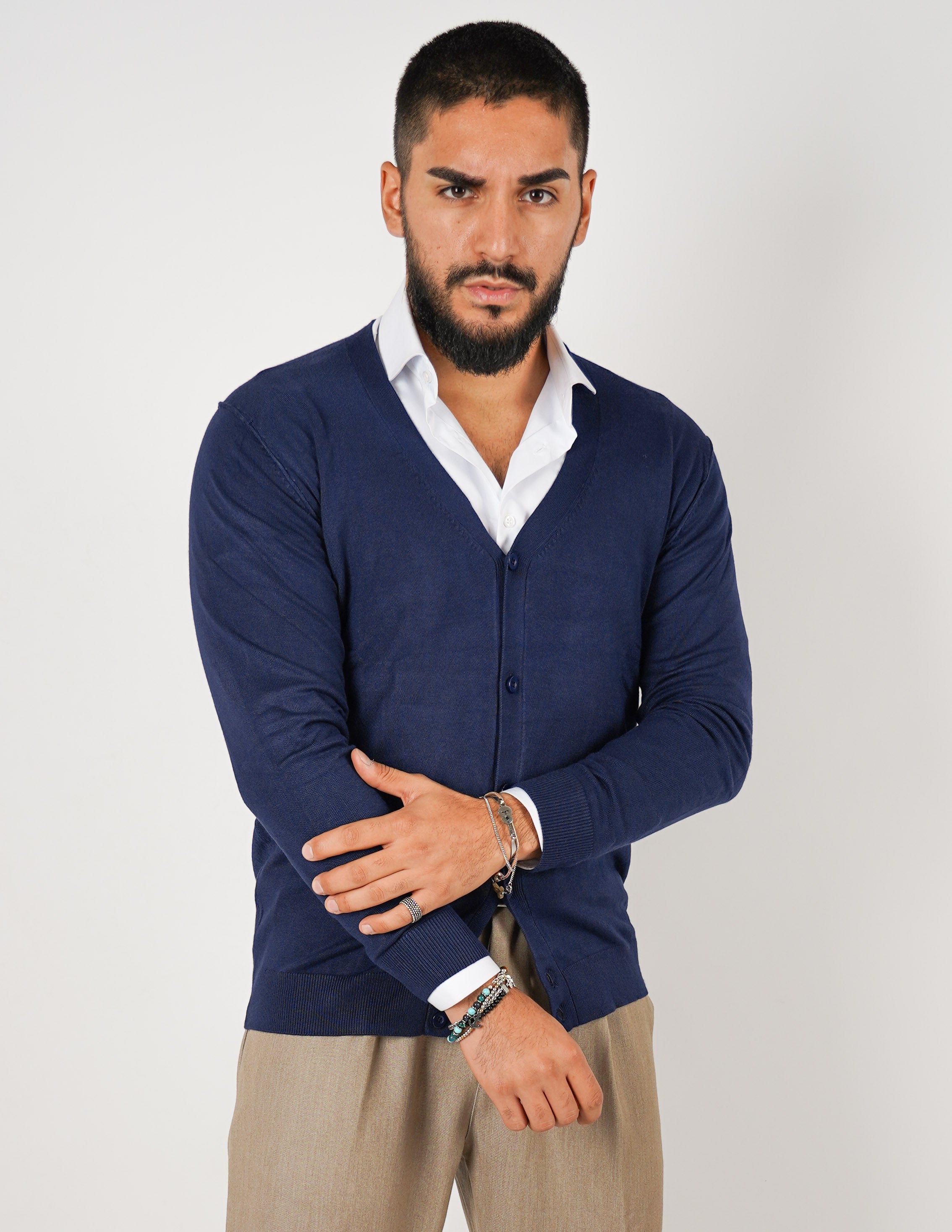 Cardigan manica lunga Over D