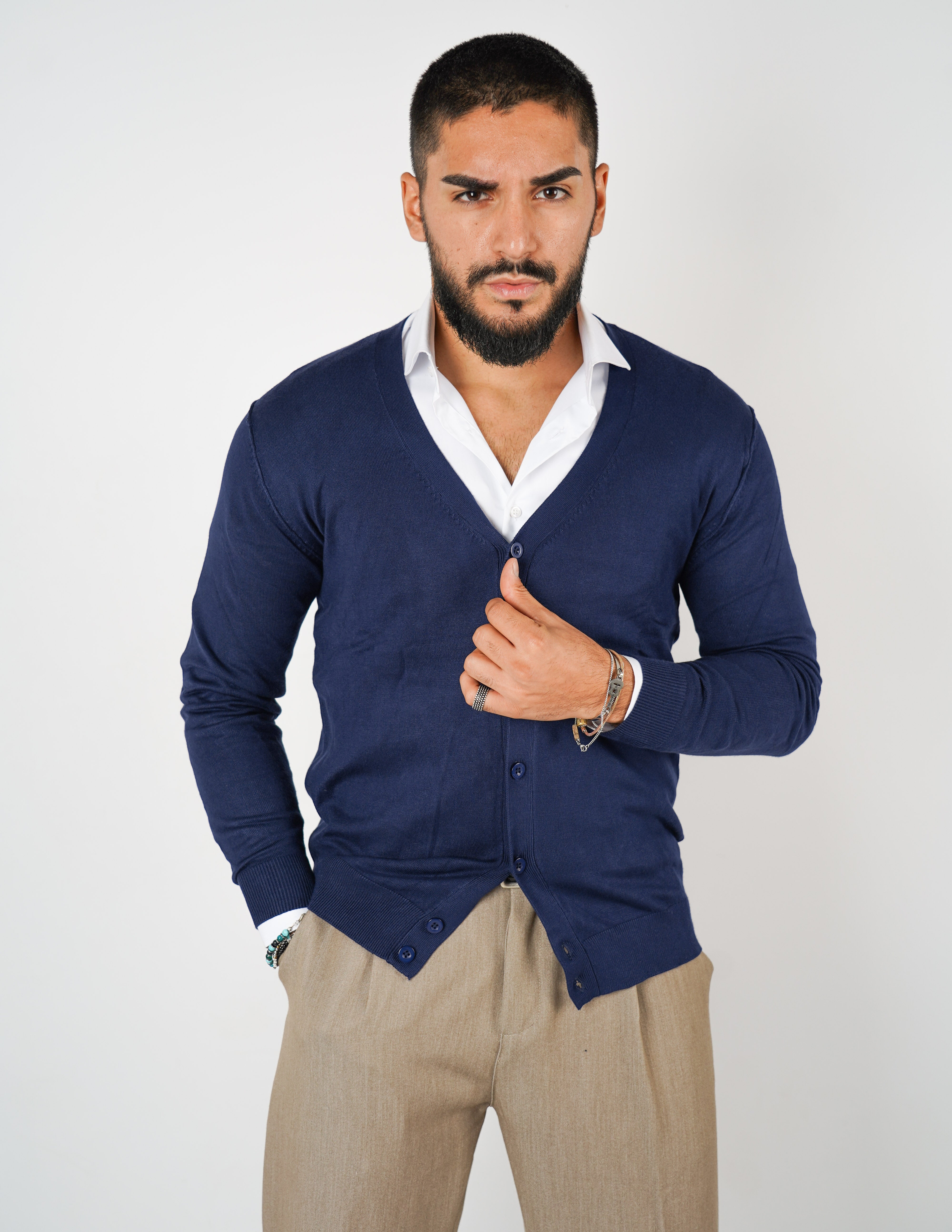 Cardigan manica lunga Over D