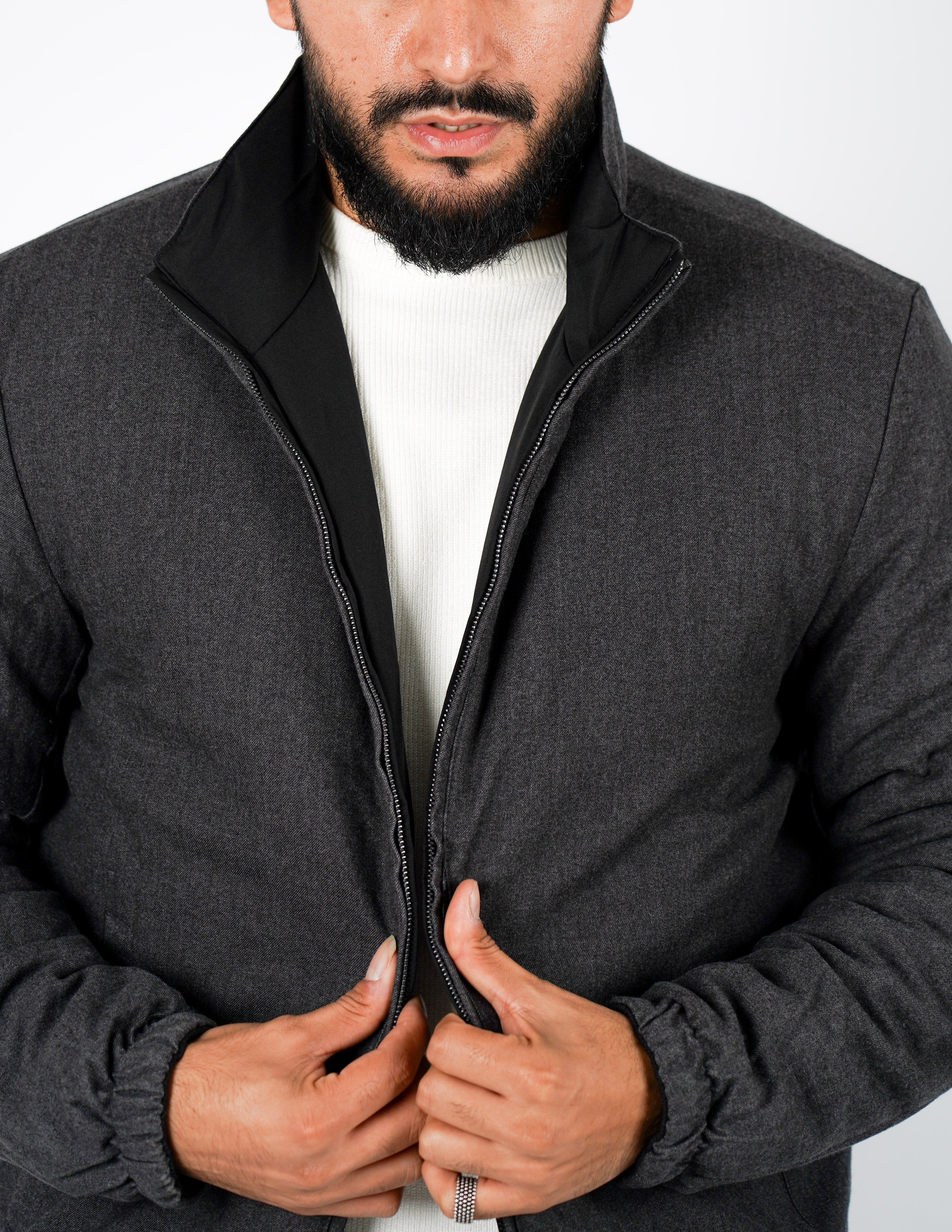 Giubbino reversibile tinta unita