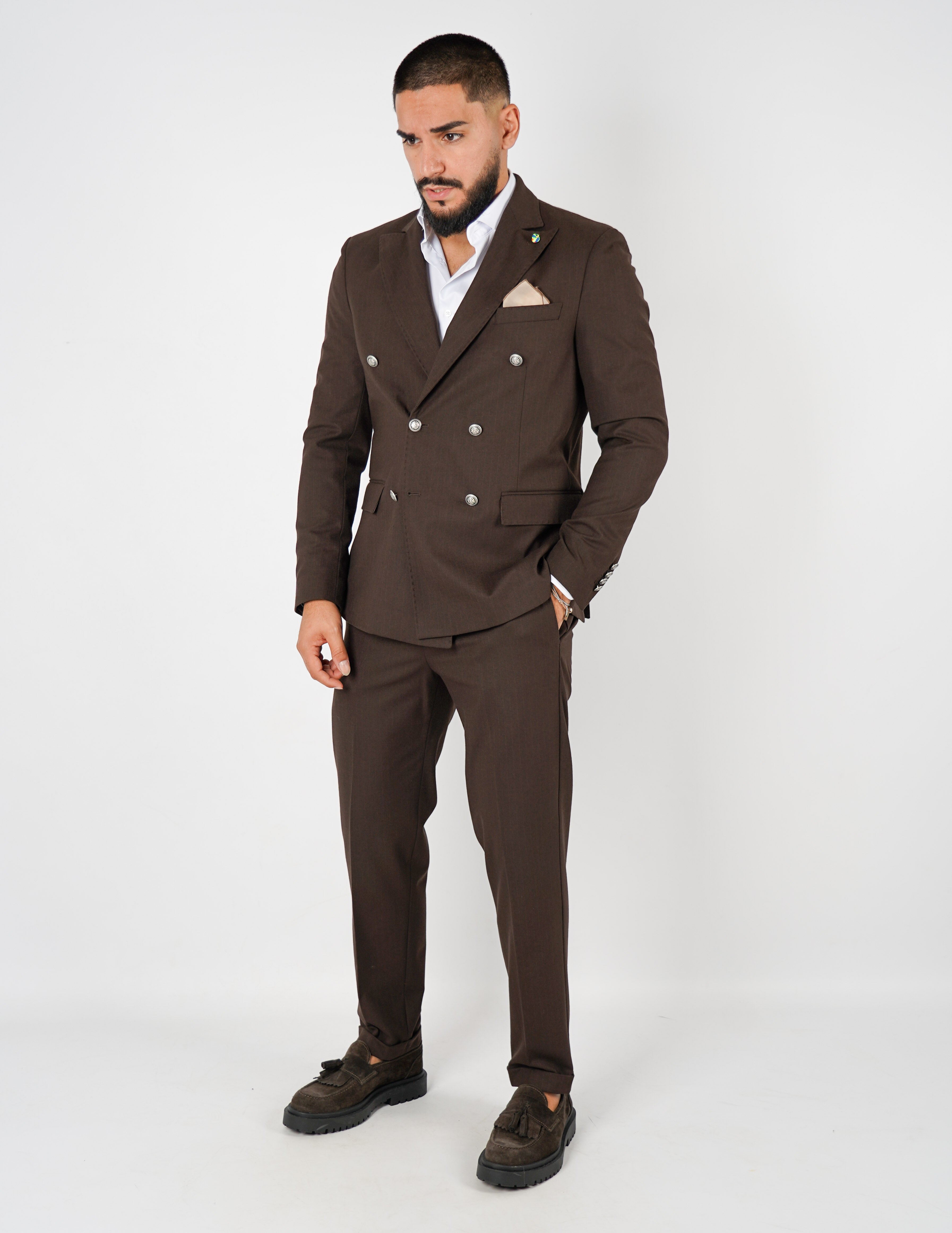 ABITO PREMIUM DOPPIOPETTO GESSATO