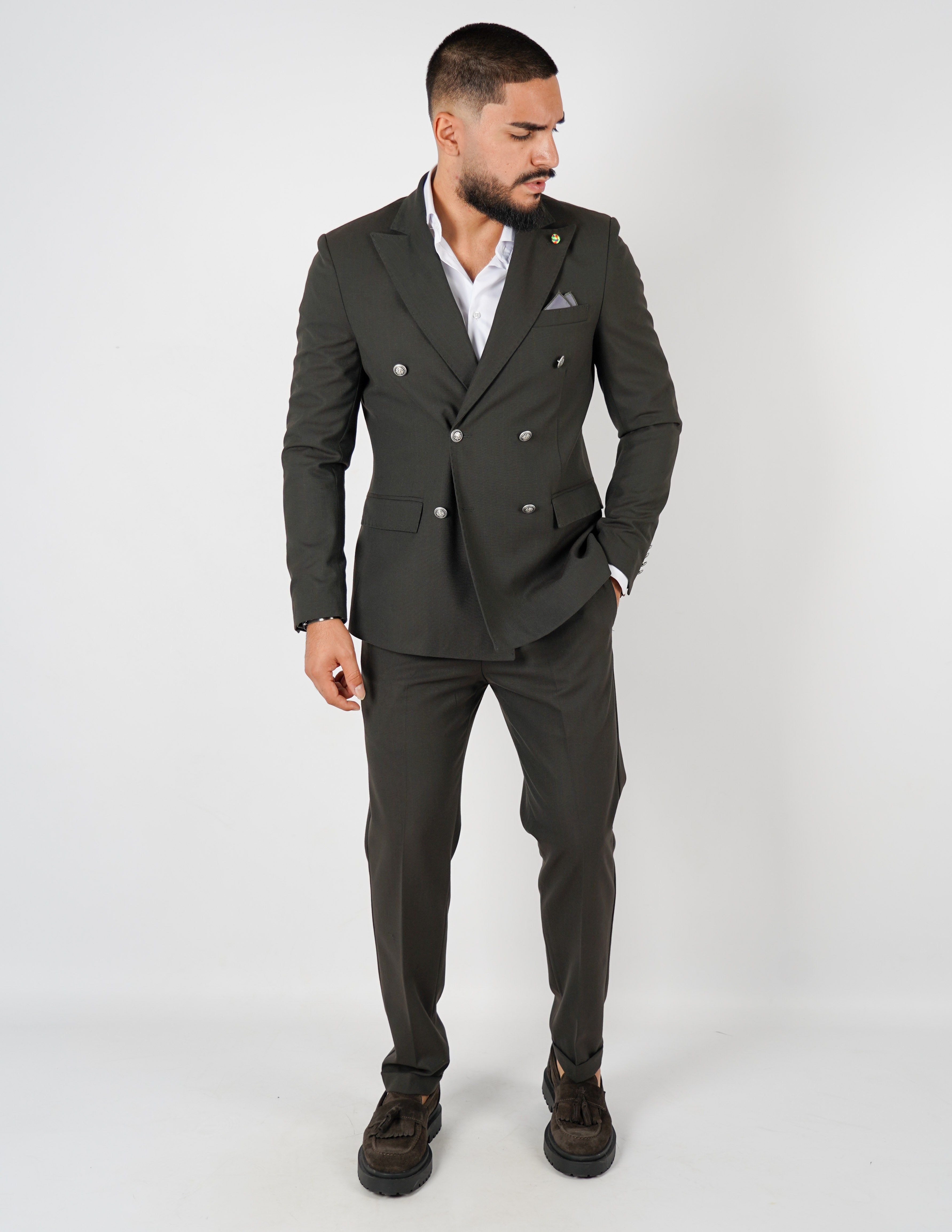 ABITO PREMIUM DOPPIOPETTO GESSATO