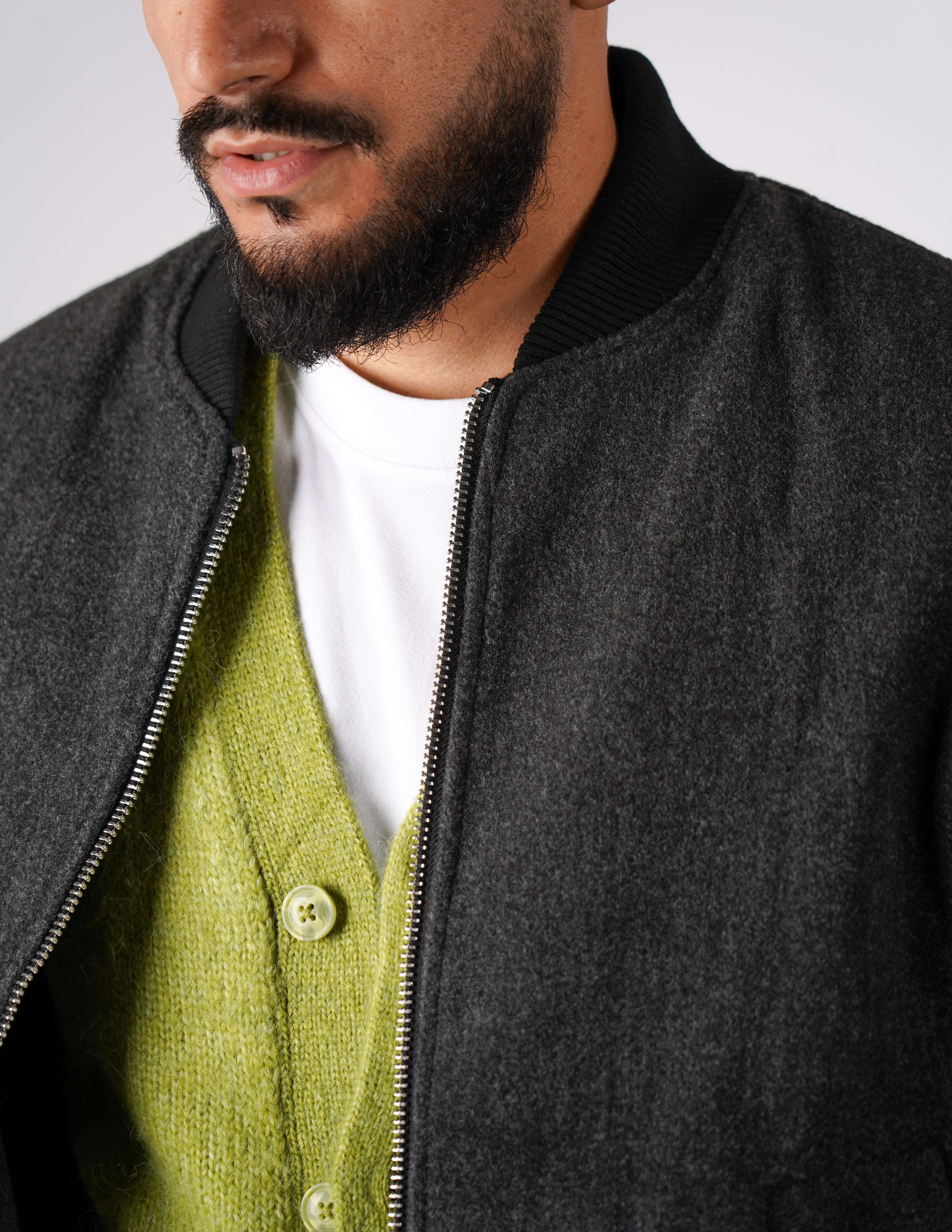 GIUBBINO CROP IN LANA oversize