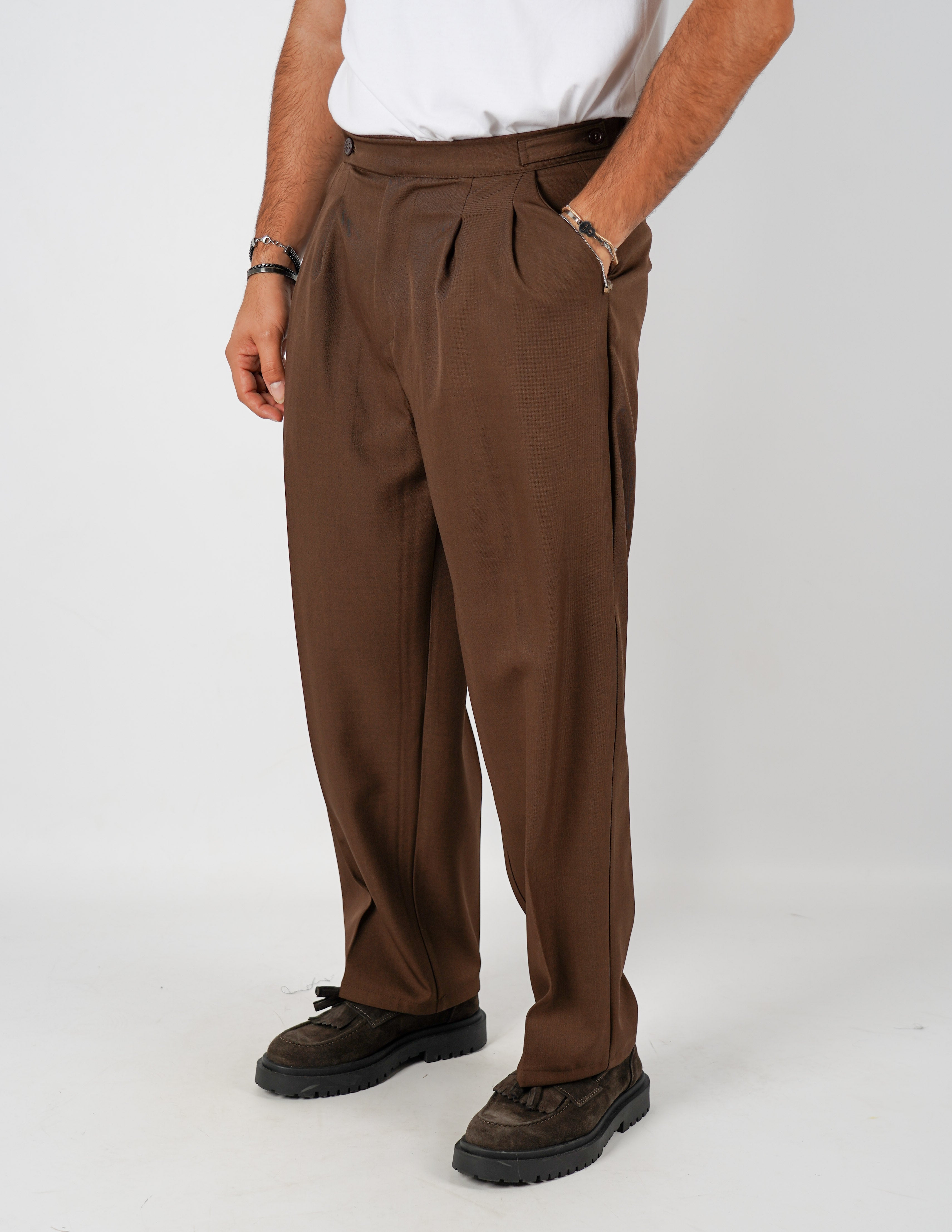 pantalone sartoriale wide fit