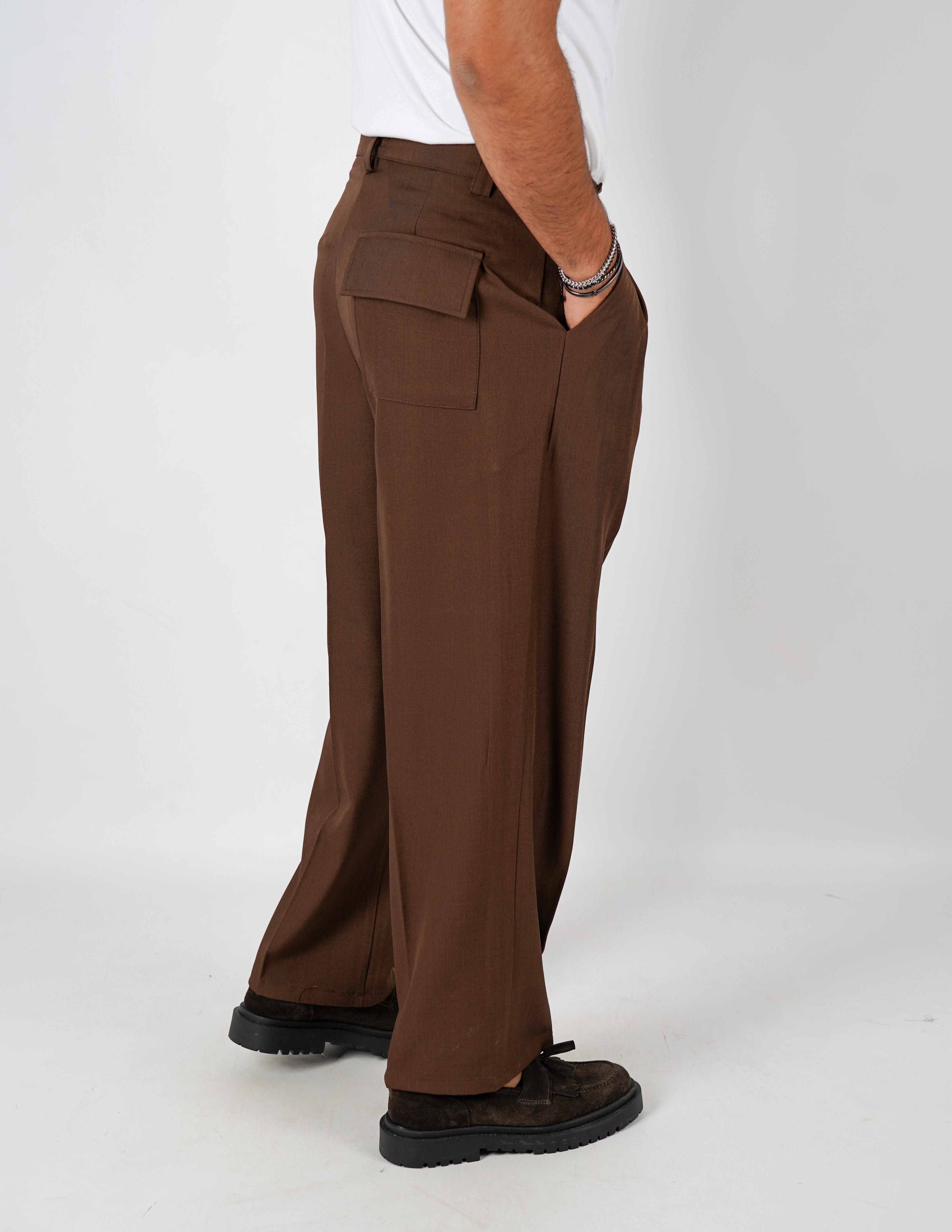 pantalone sartoriale wide fit