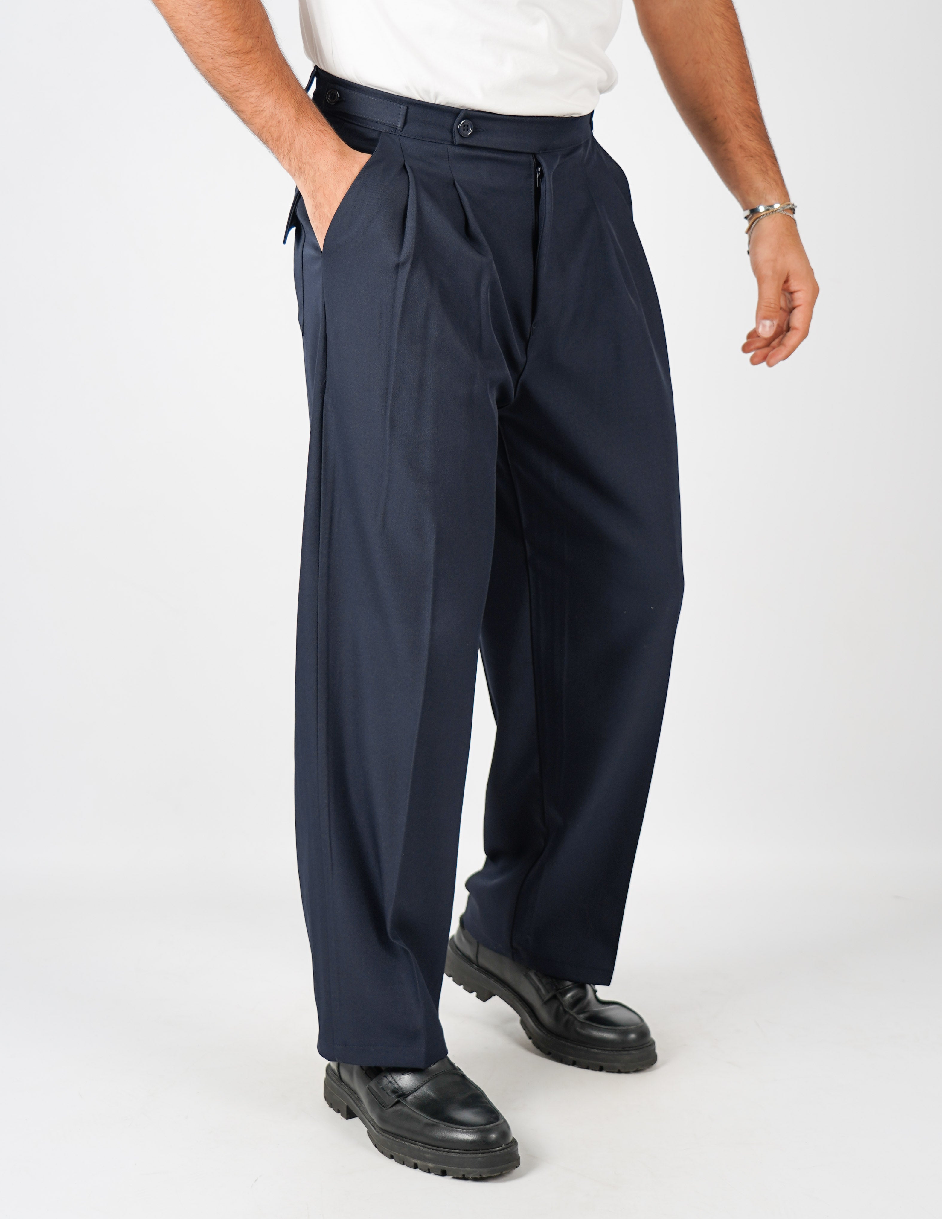 pantalone sartoriale wide fit