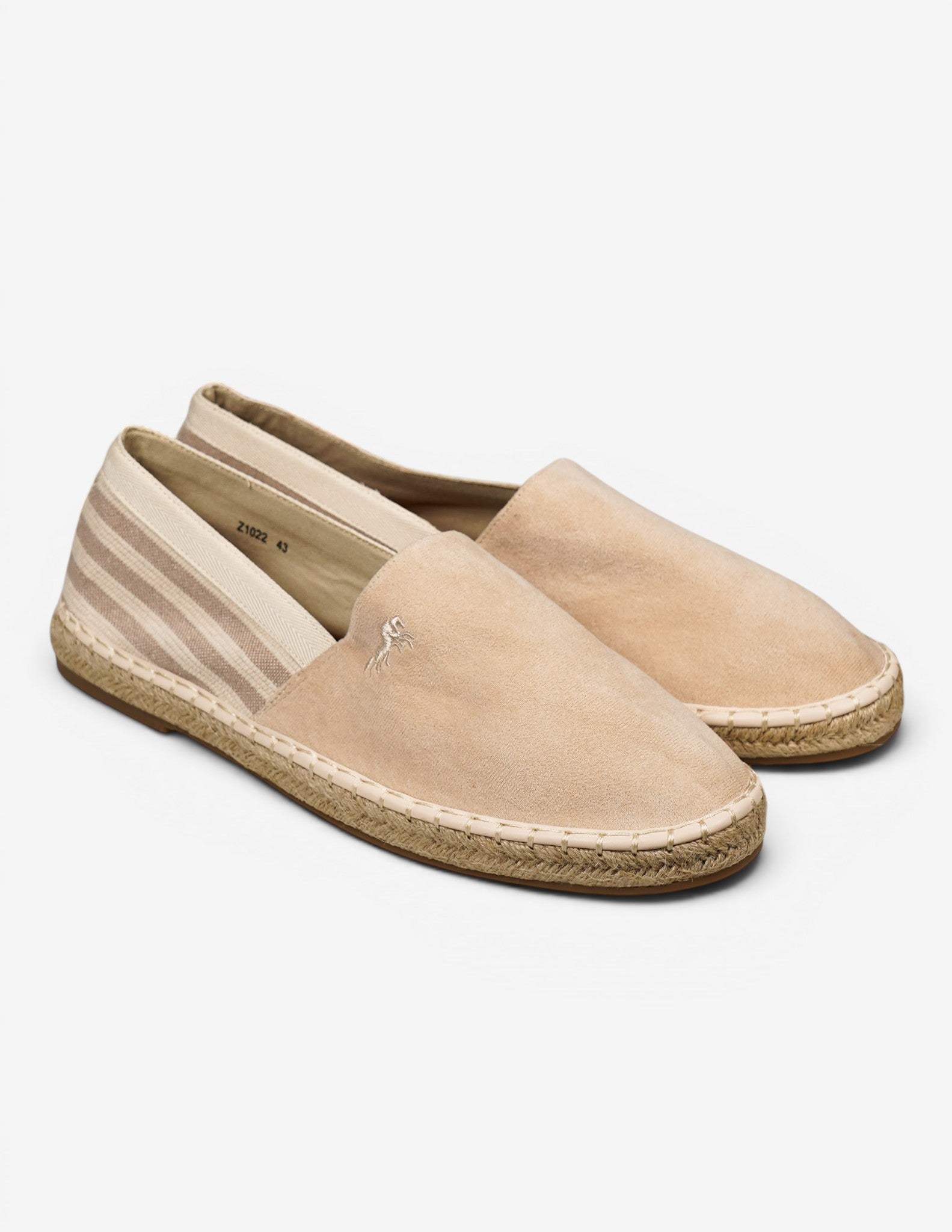espadrillas misto canvas camoscio