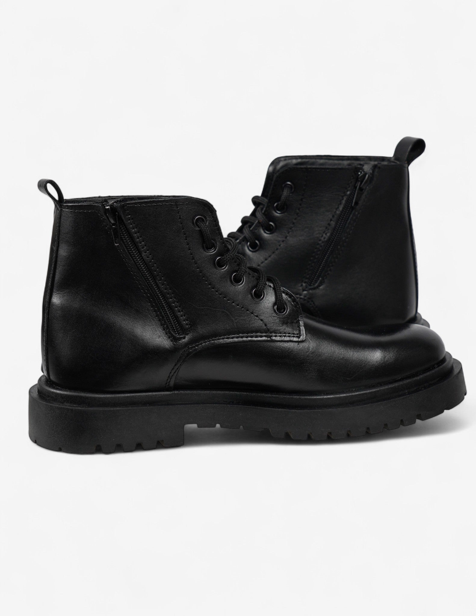 anfibio pelle con zip