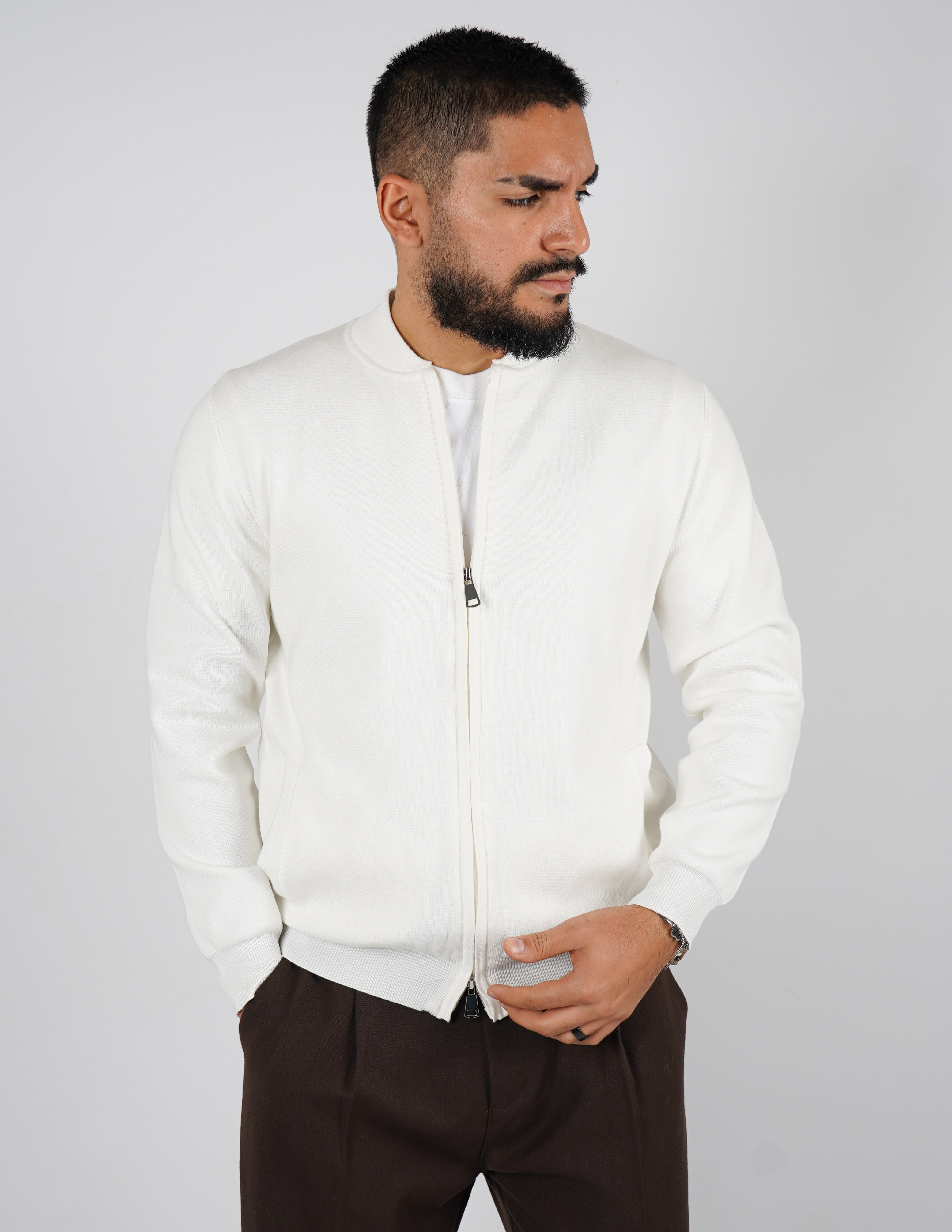 cardigan college con zip