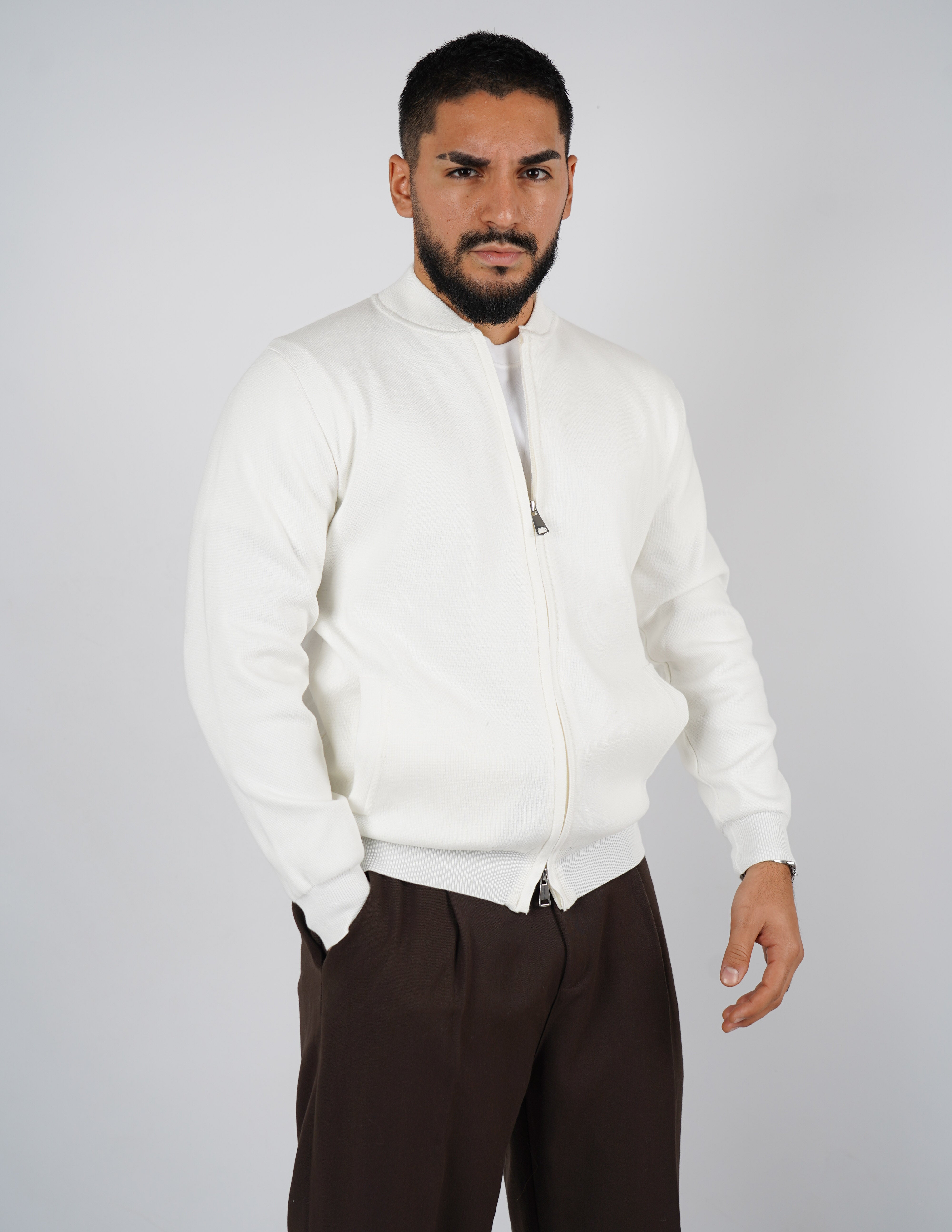 cardigan college con zip