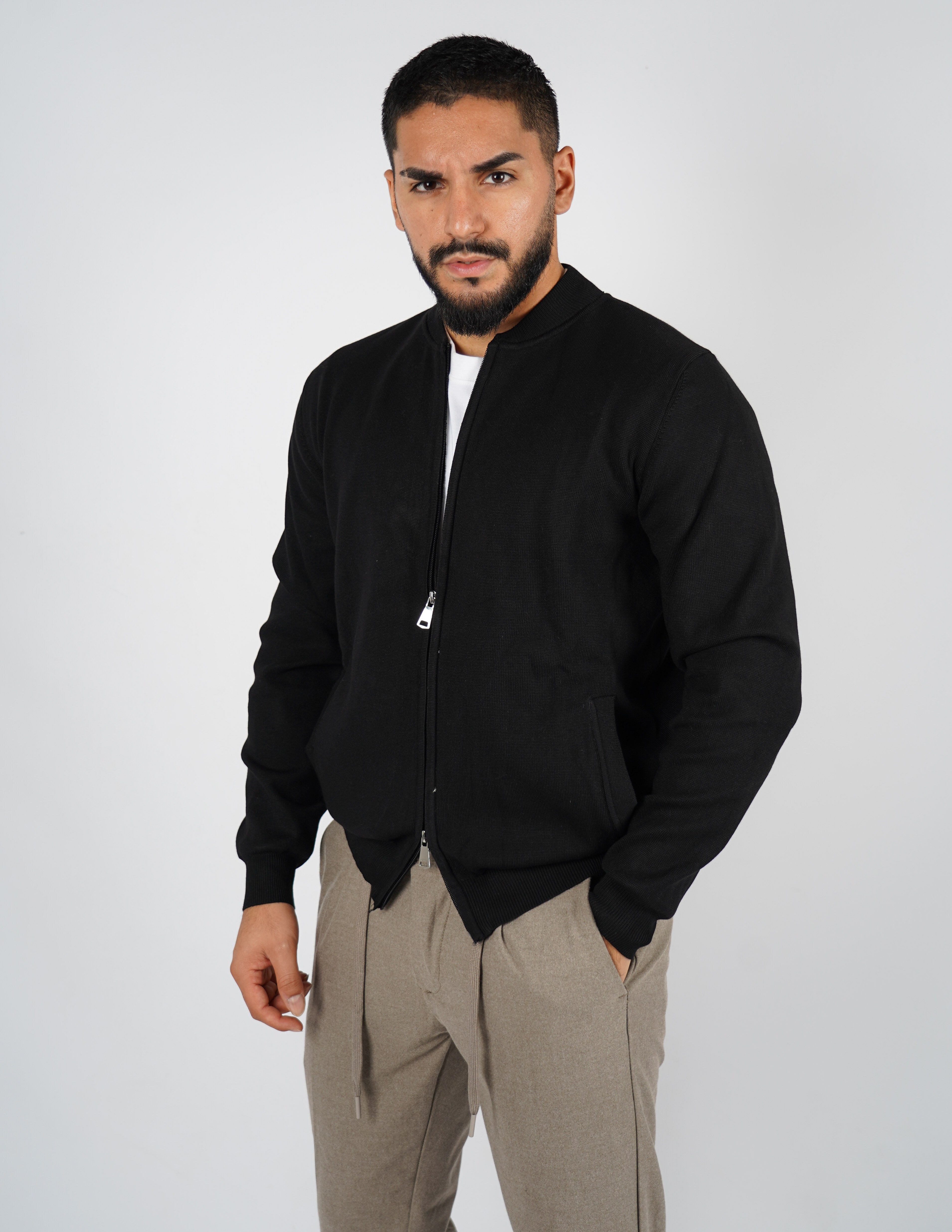 cardigan college con zip