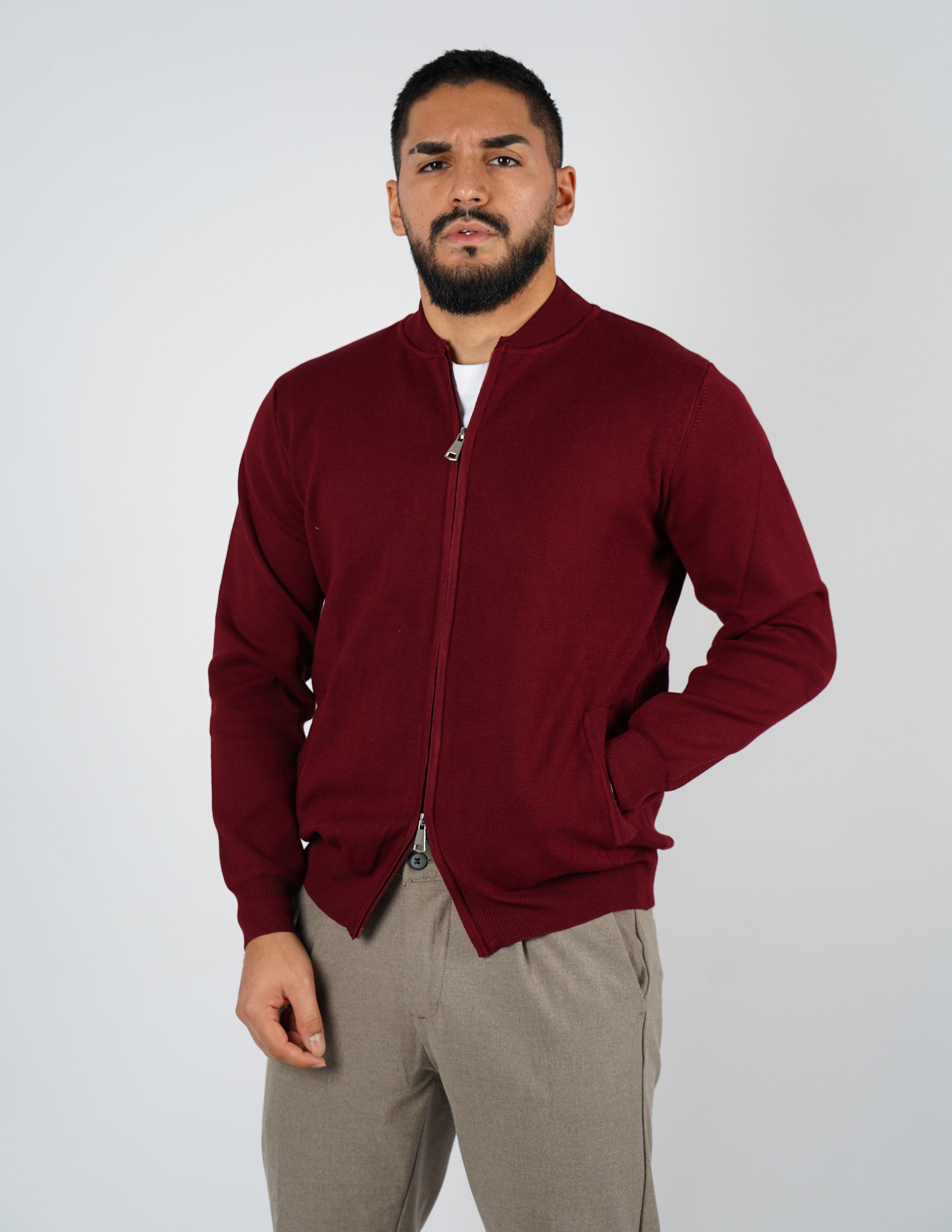 cardigan college con zip