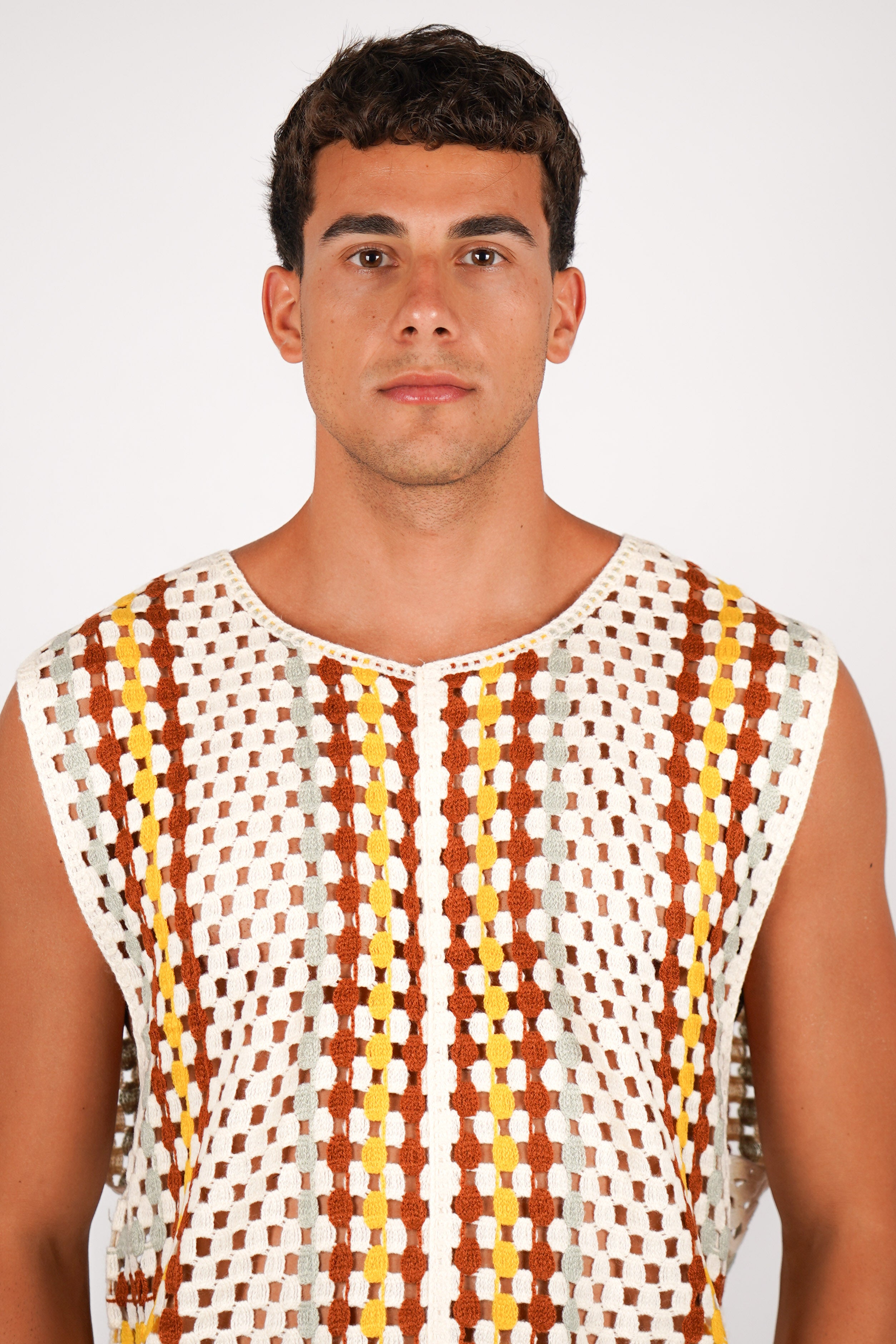 SMANICATO IN MAGLIA DEGRADE'