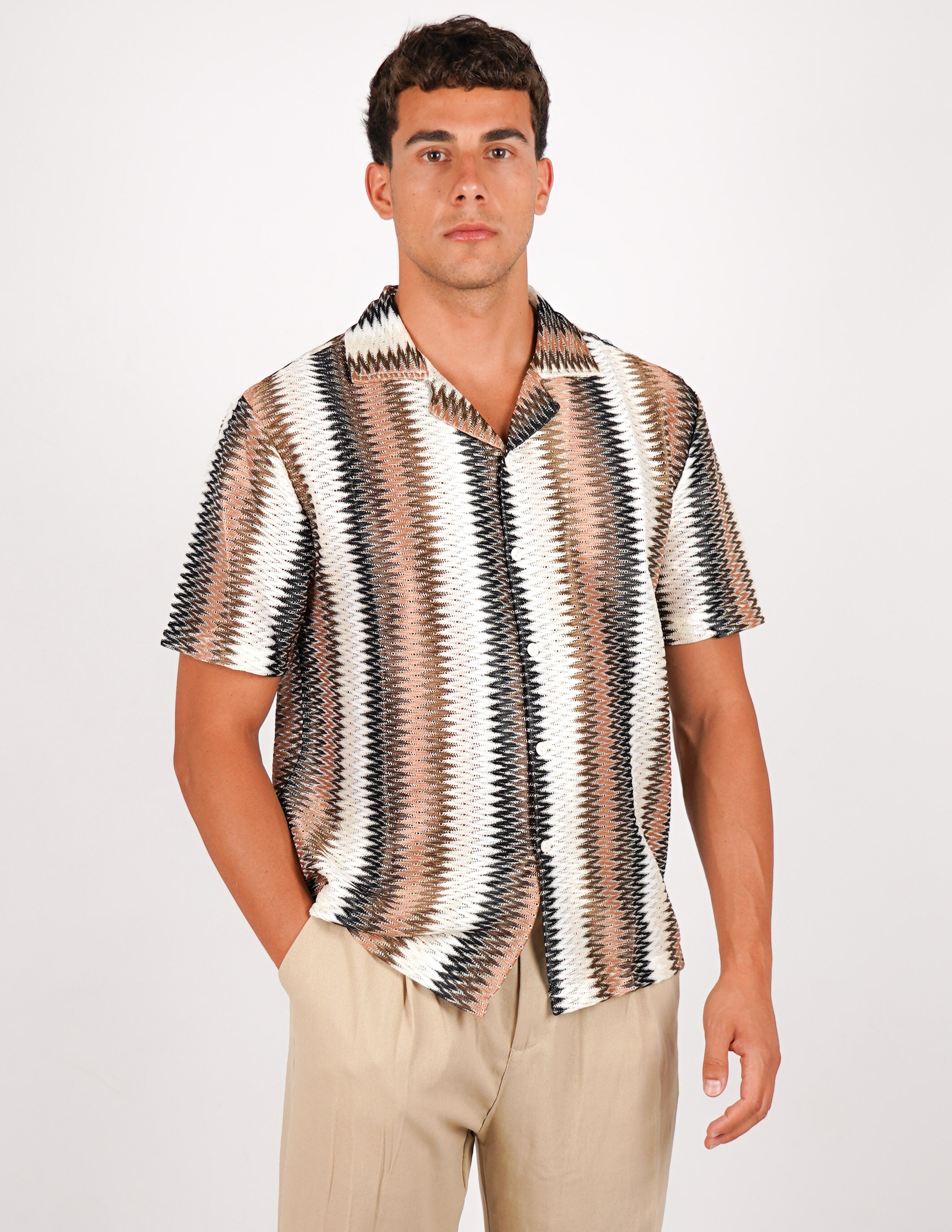 CAMICIA CROCHET A FANTASIA