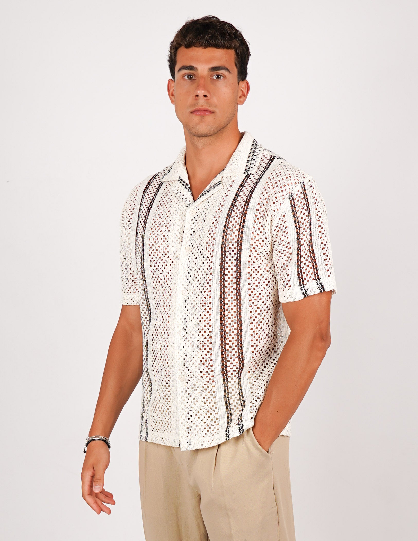 CAMICIA CROCHET A FANTASIA