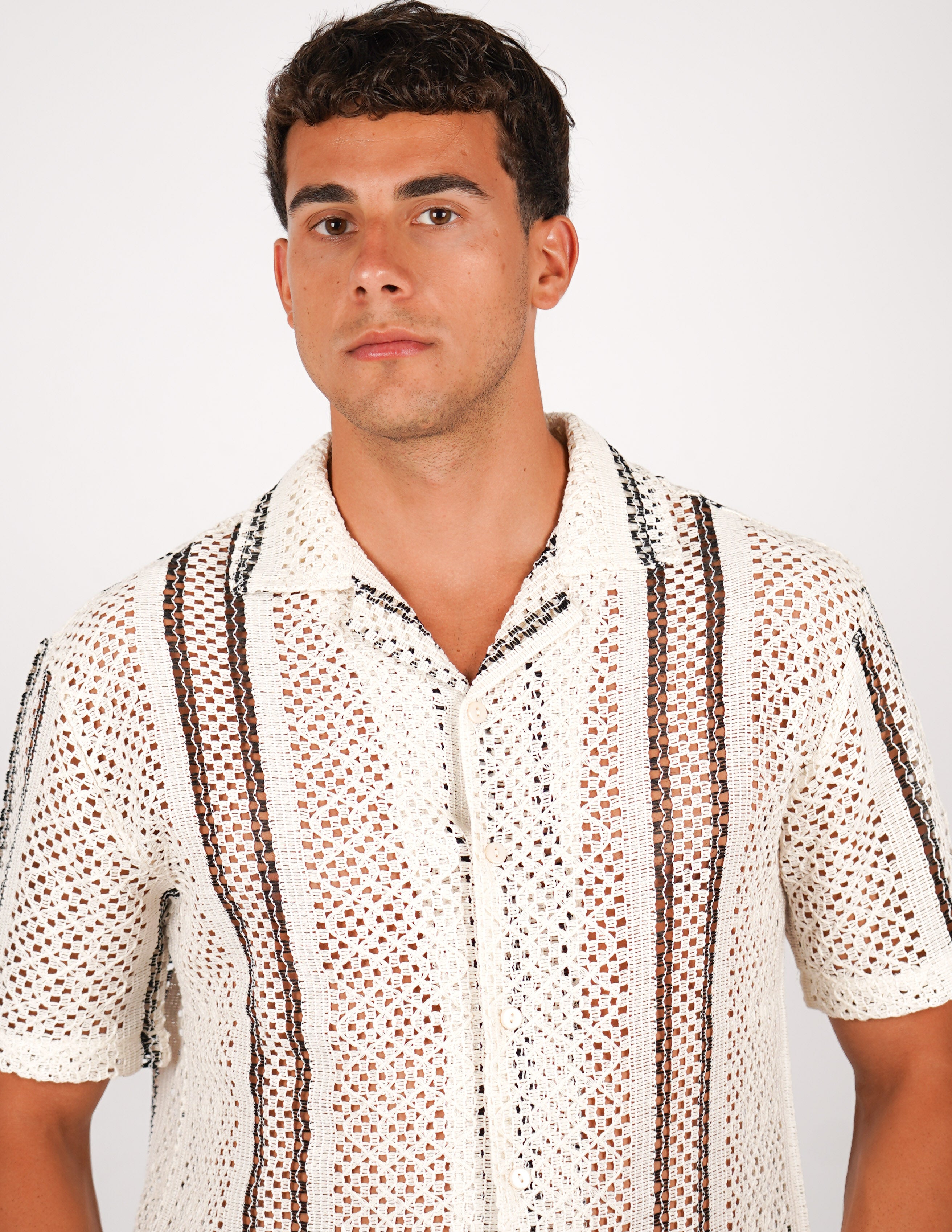 CAMICIA CROCHET A FANTASIA