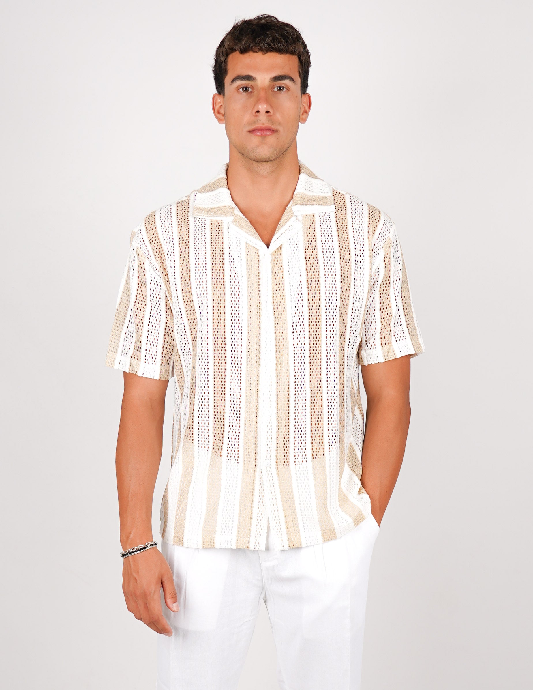 CAMICIA CROCHET A FANTASIA