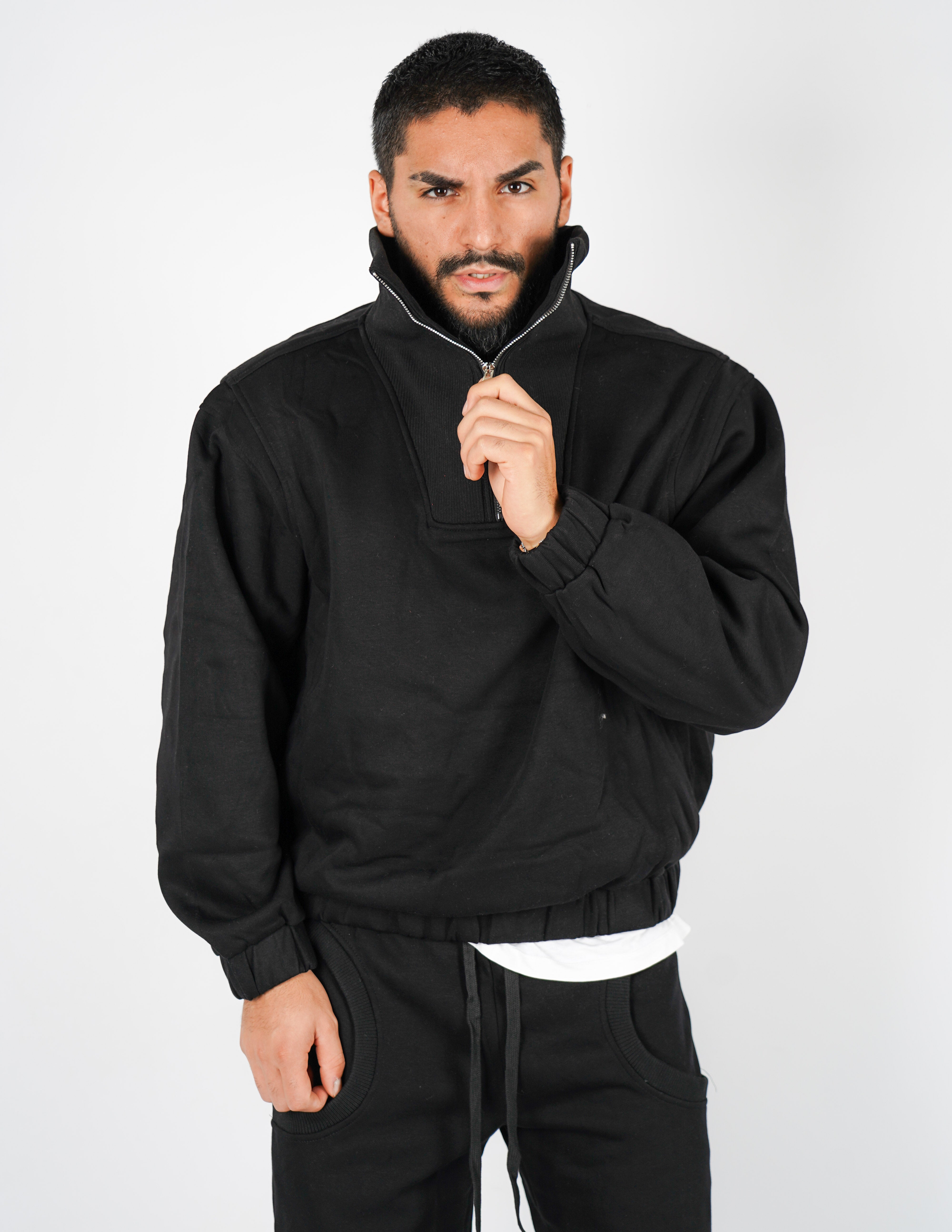 TUTA CON FELPA CROP E PANTALONE CON STRINGENTI