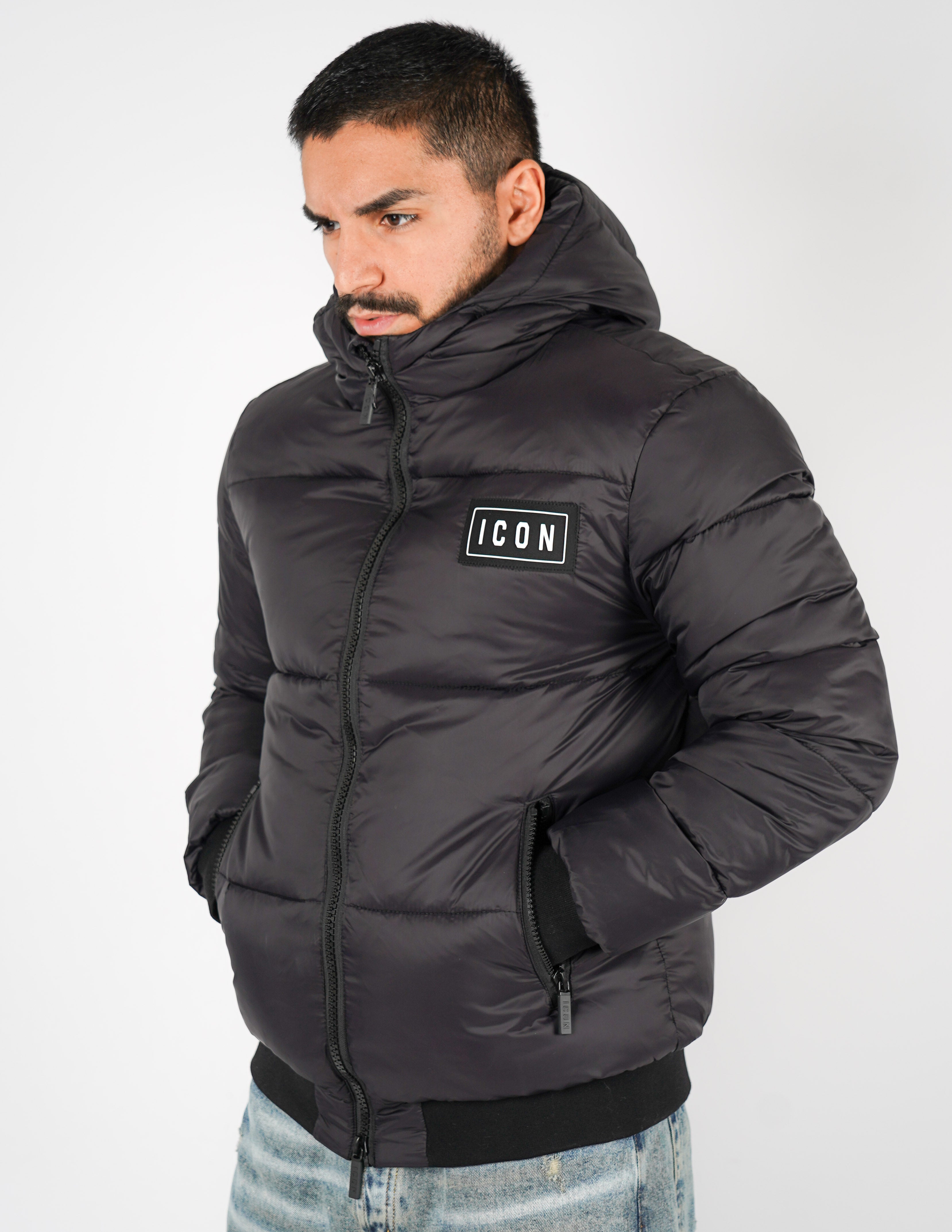 giubbino imbottito icon con logo