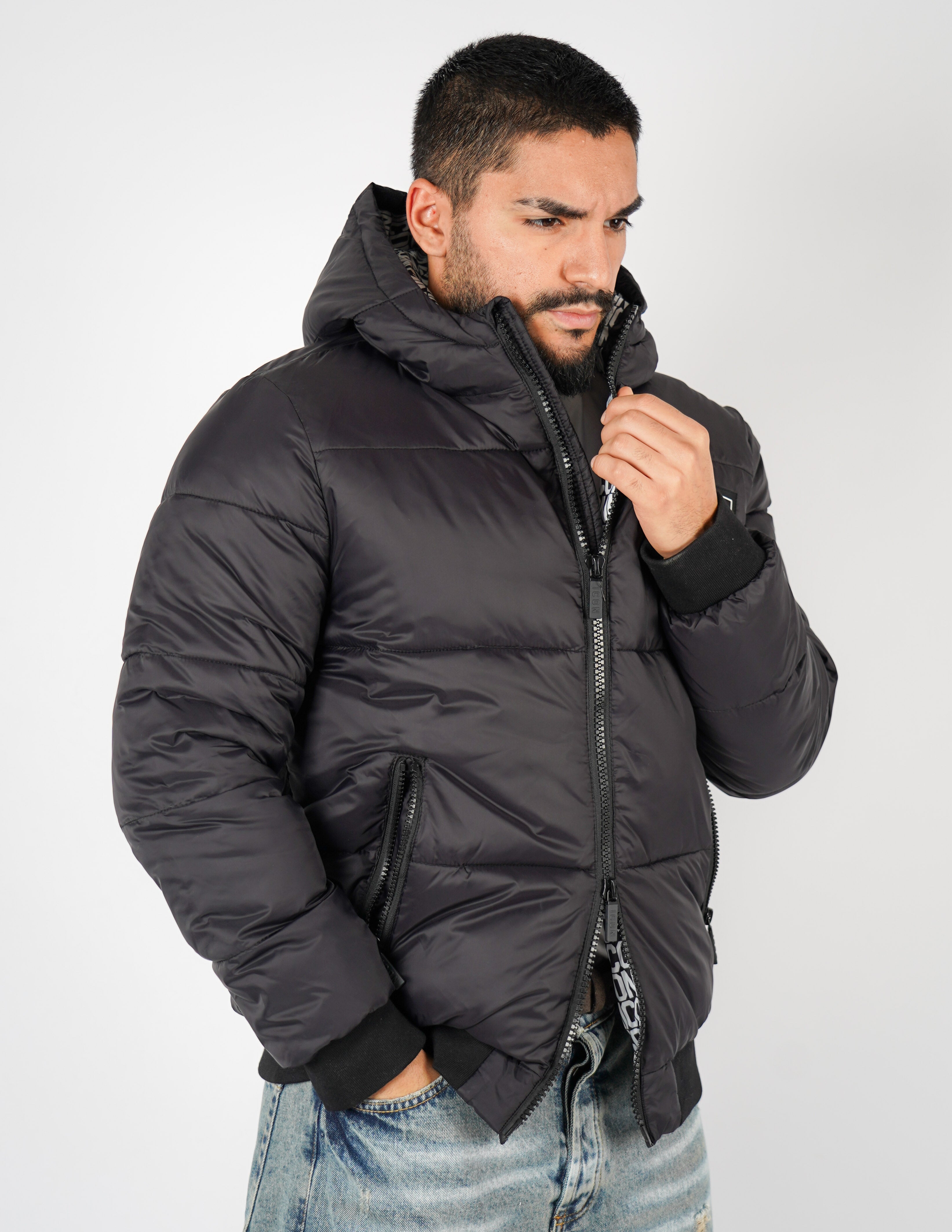 giubbino imbottito icon con logo