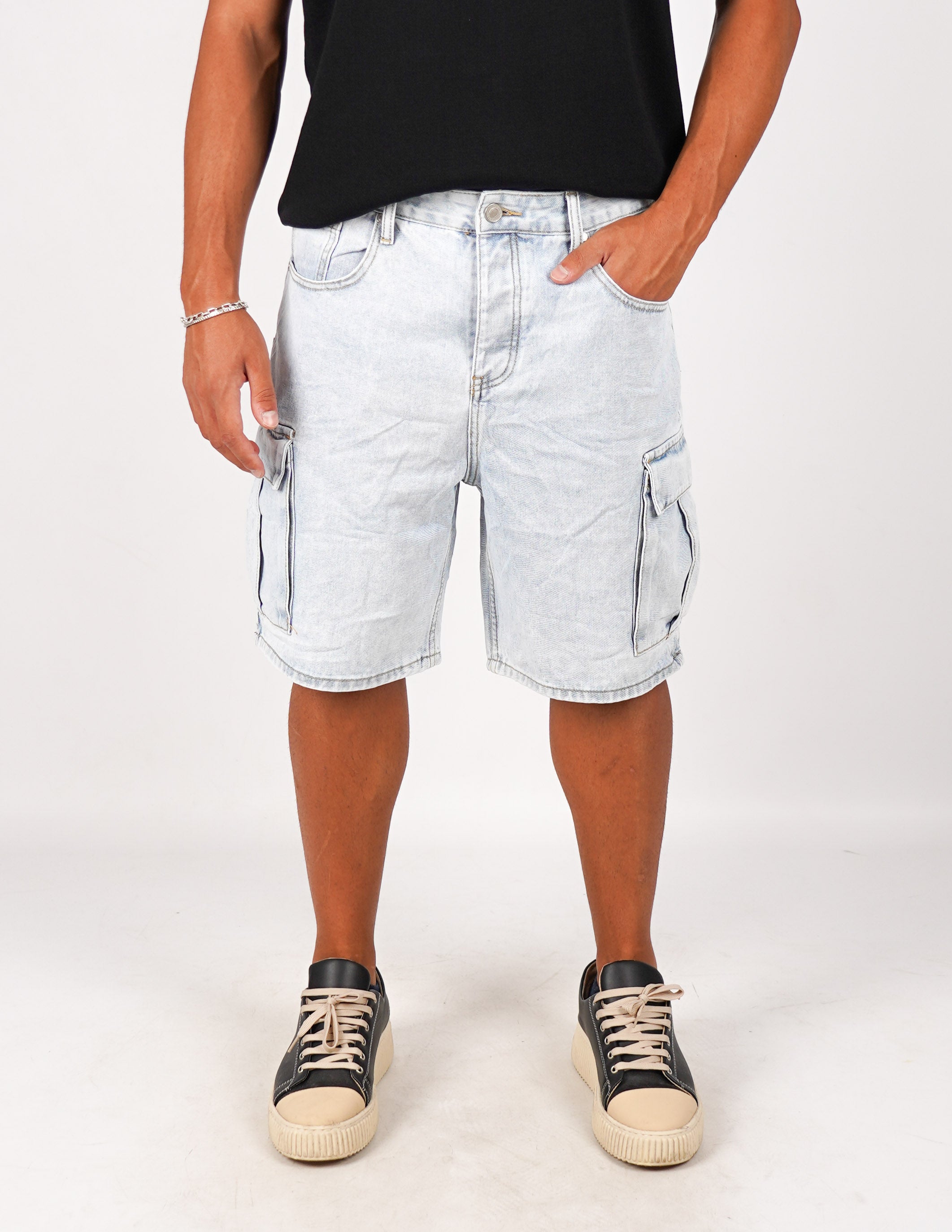 BERMUDA DI JEANS IN DENIM