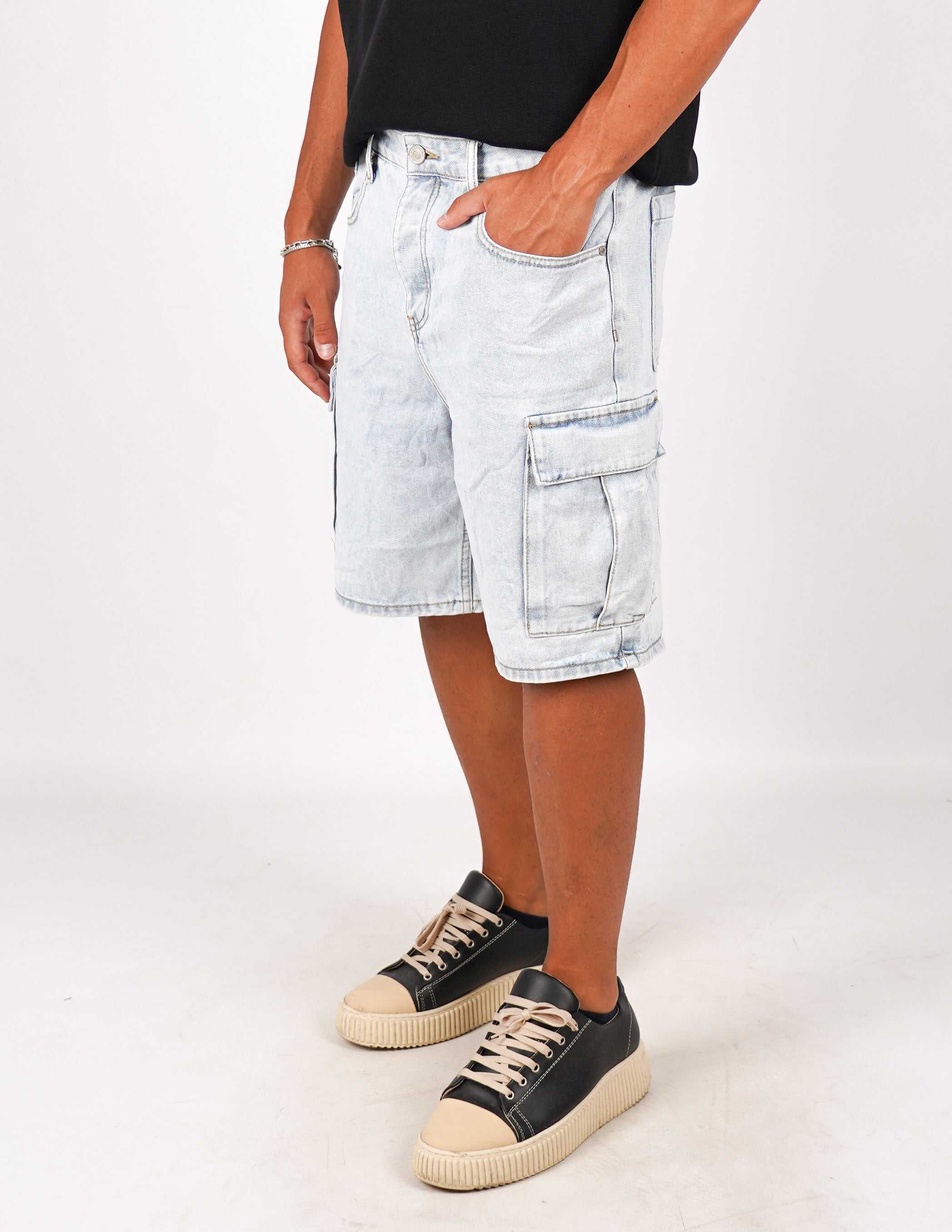 BERMUDA DI JEANS IN DENIM