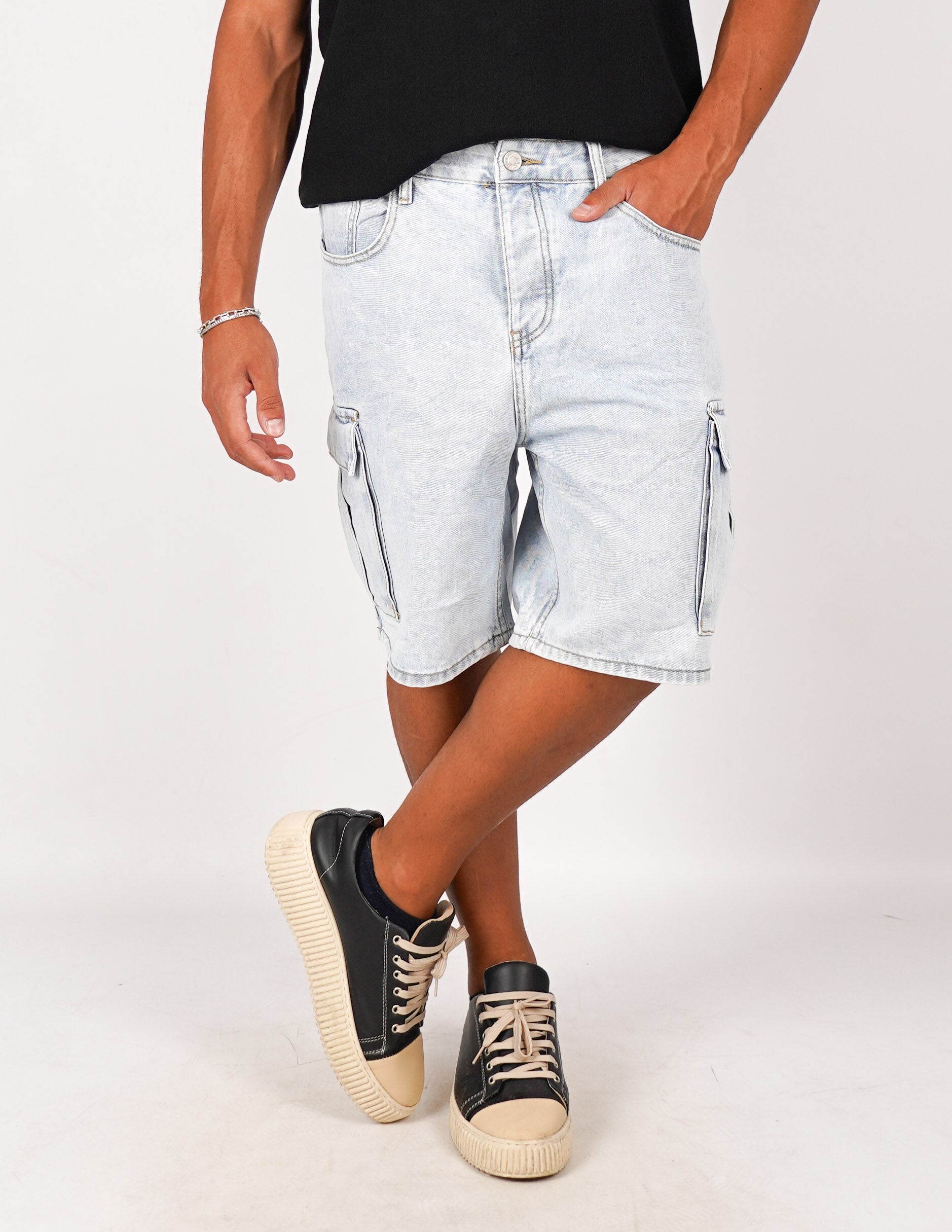 BERMUDA DI JEANS IN DENIM