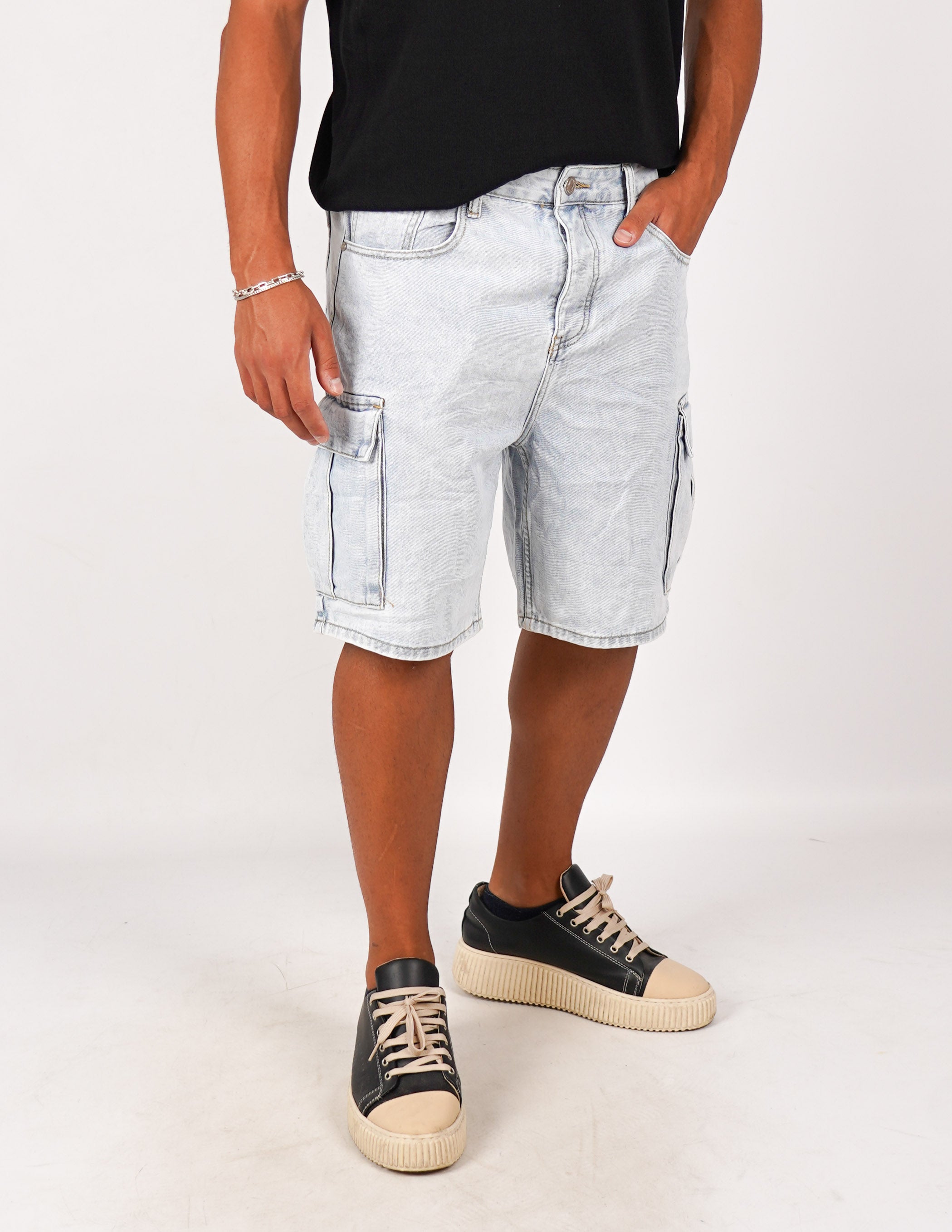 BERMUDA DI JEANS IN DENIM