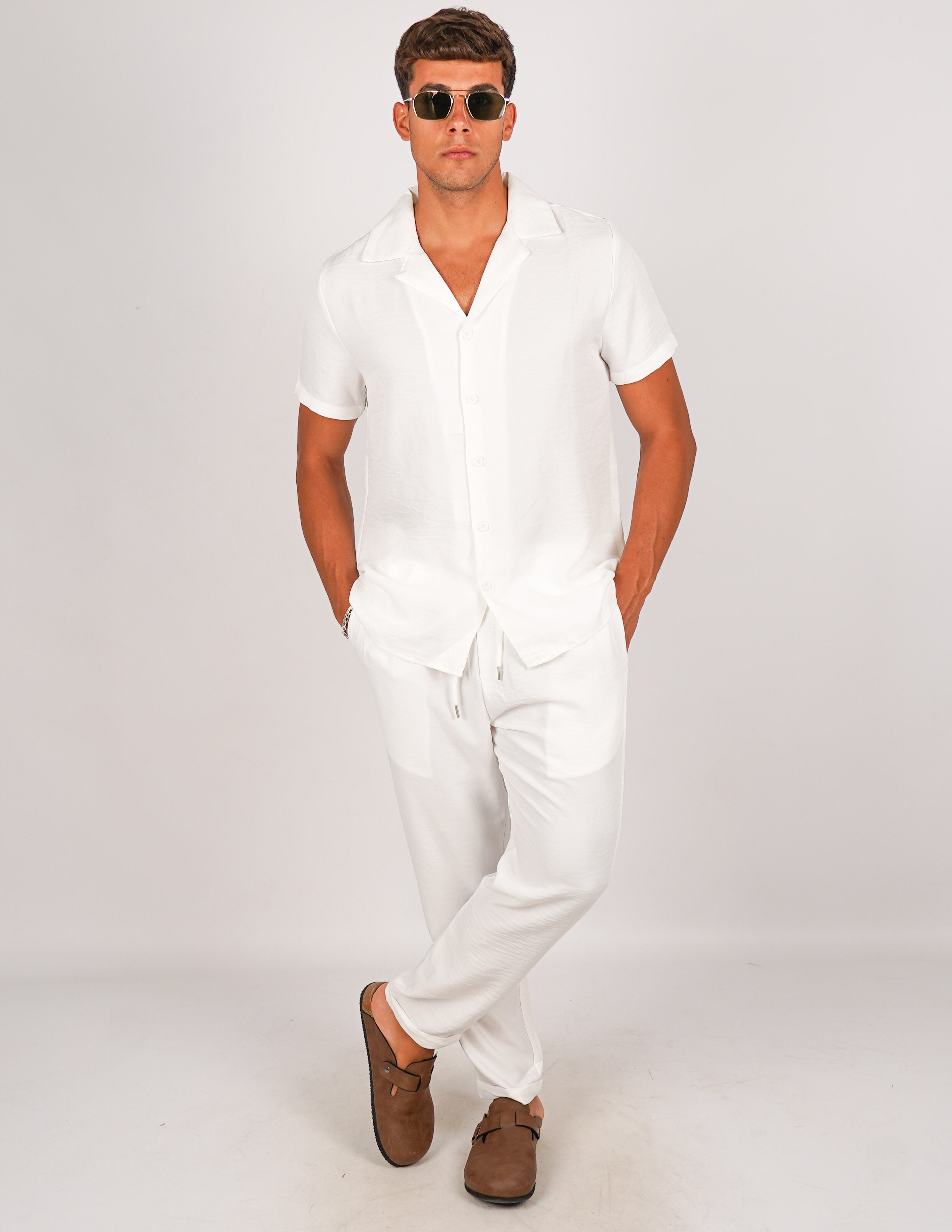 COORDINATO LEGGERO IN MISTO LINO