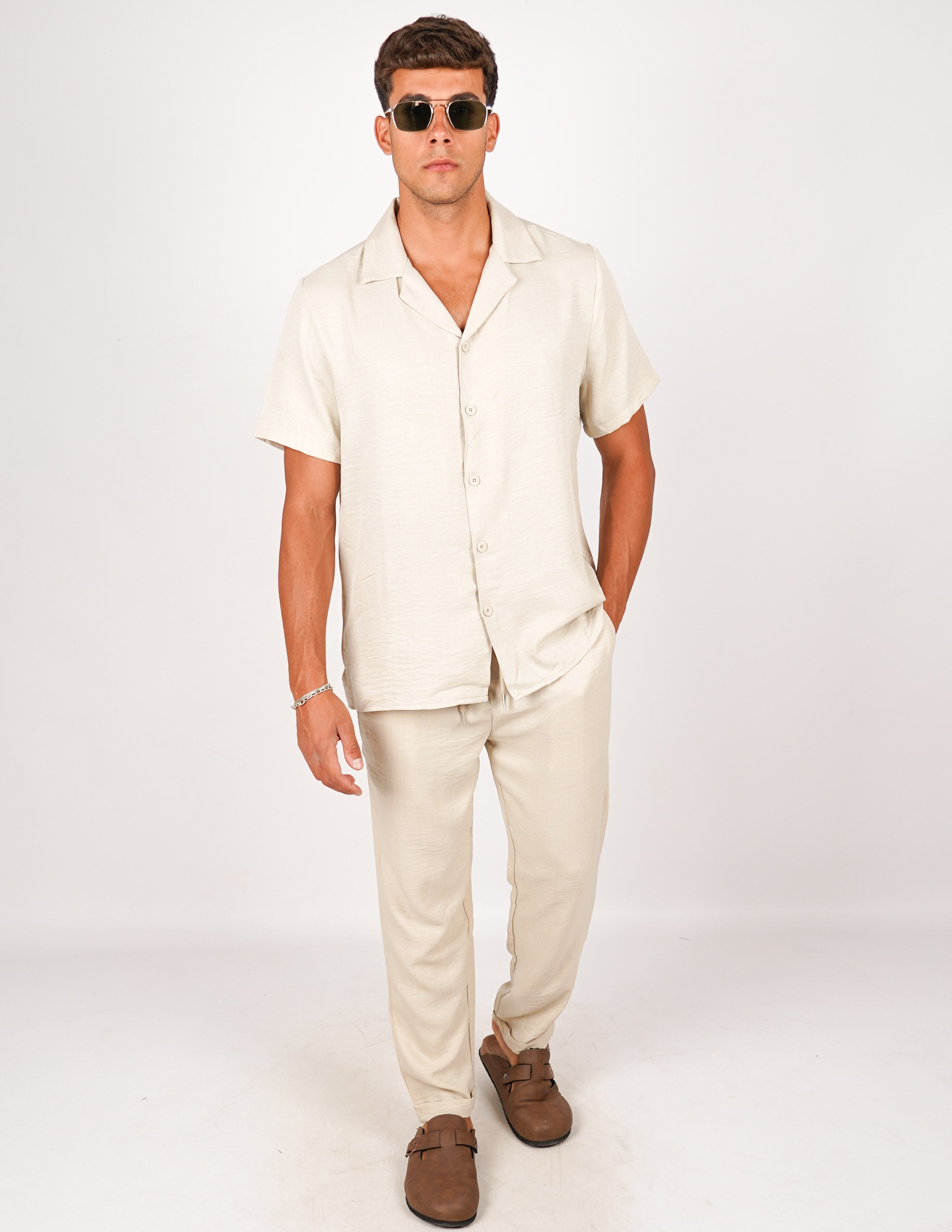 COORDINATO LEGGERO IN MISTO LINO