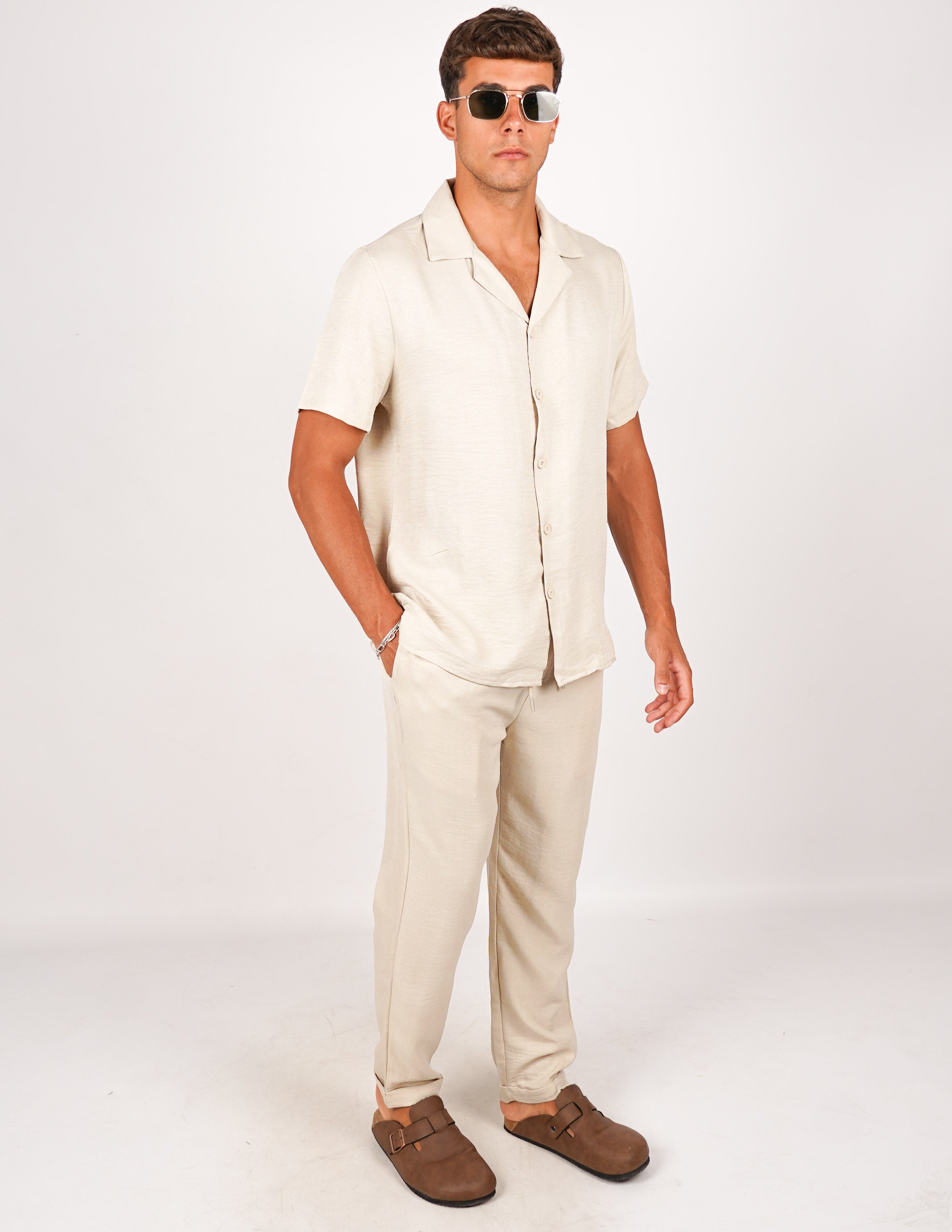COORDINATO LEGGERO IN MISTO LINO