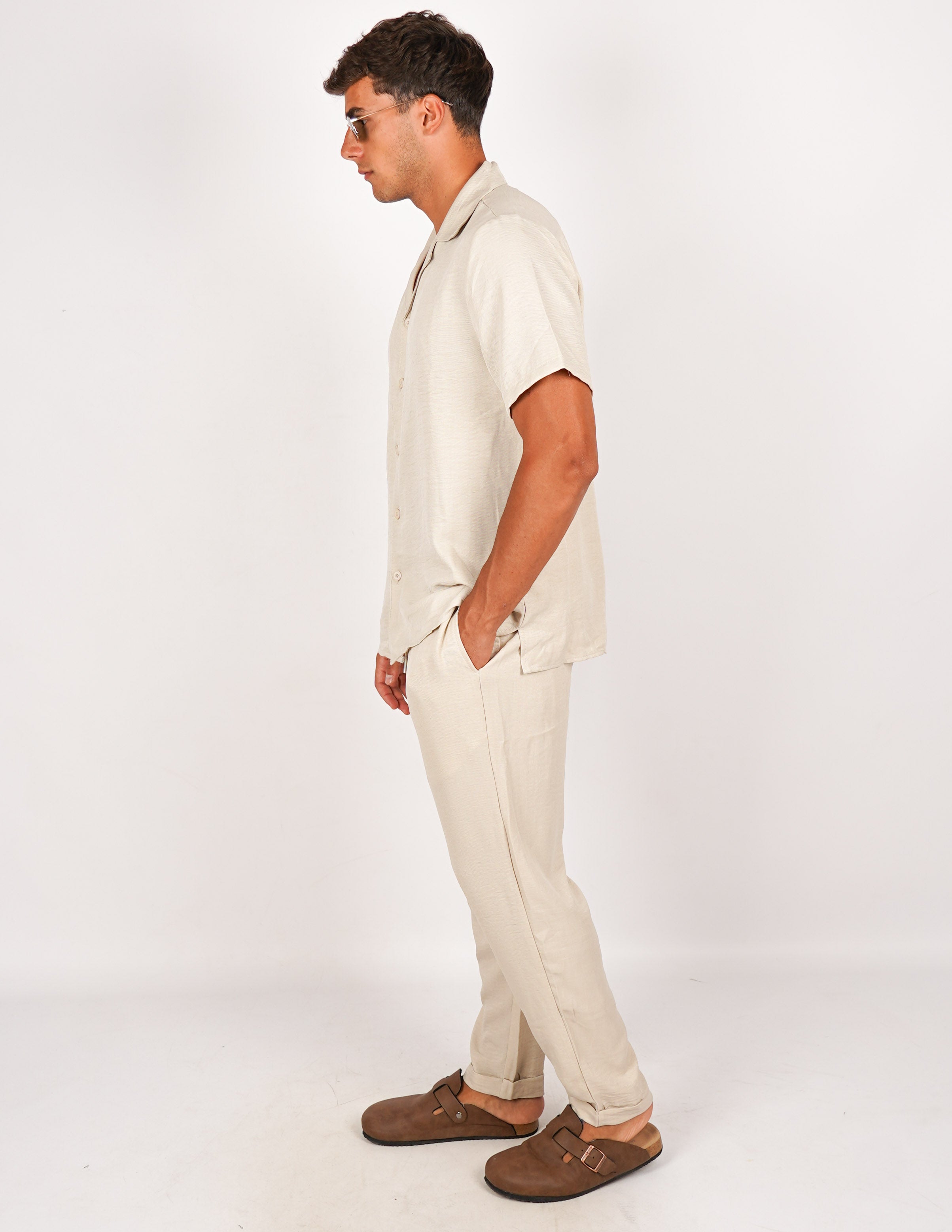 COORDINATO LEGGERO IN MISTO LINO