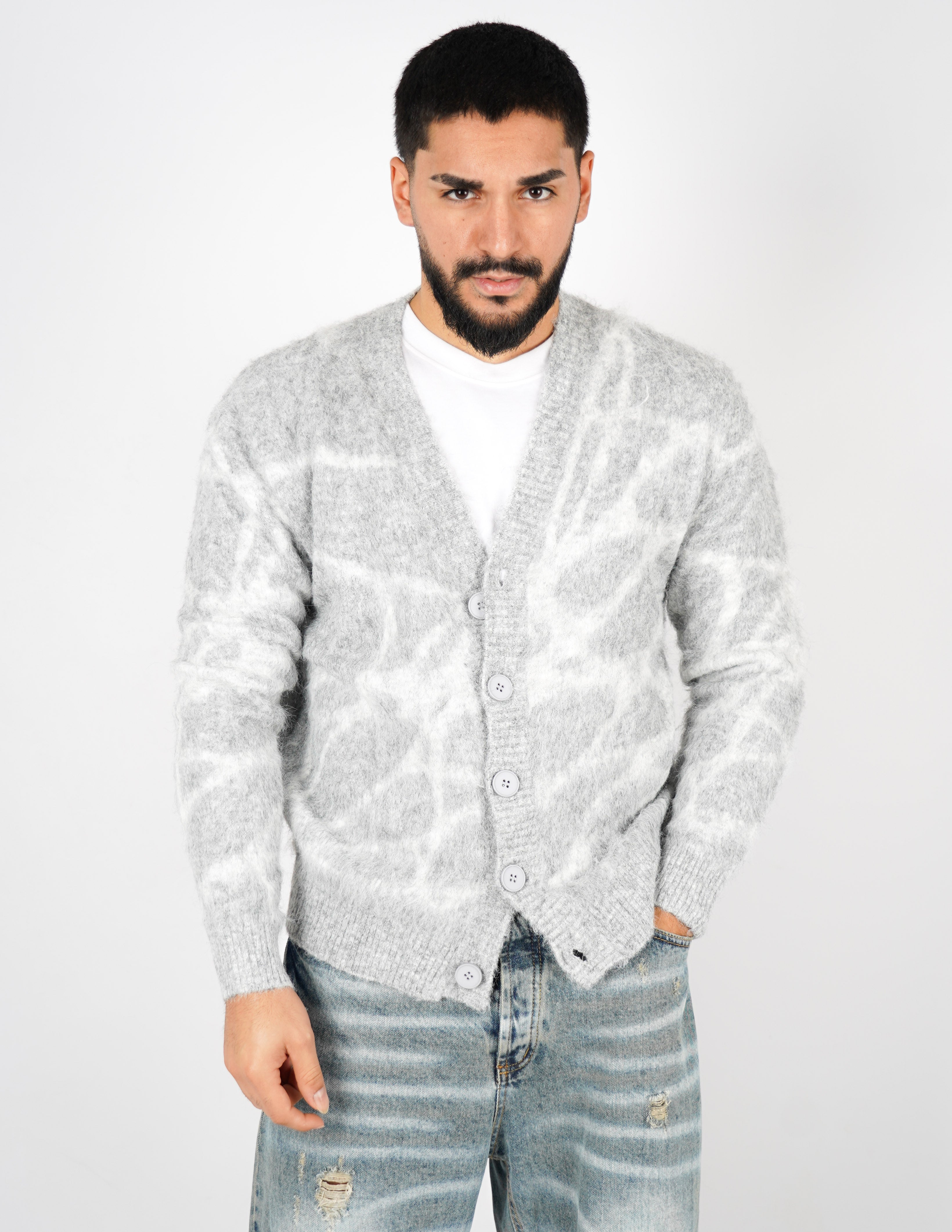 CARDIGAN STRUTTURATO A FANTASIA