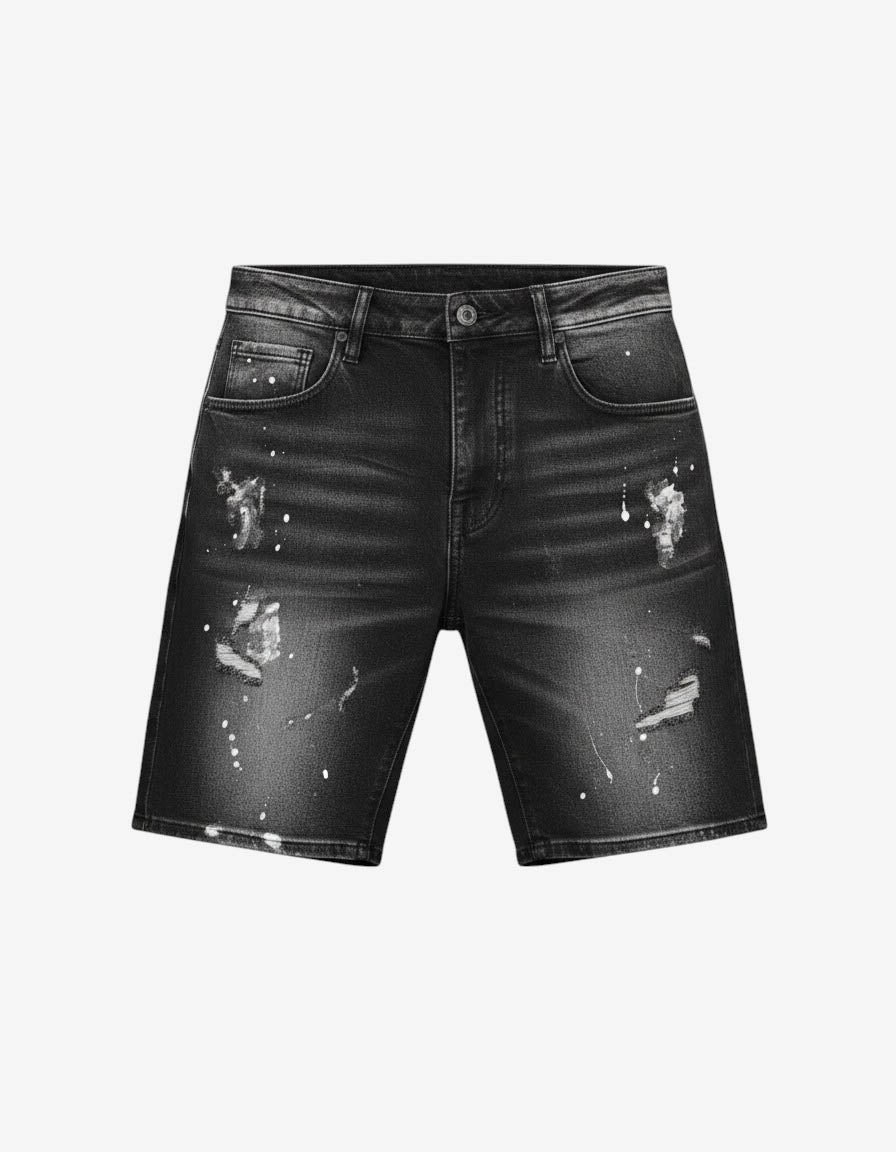 Bermuda in jeans slavato