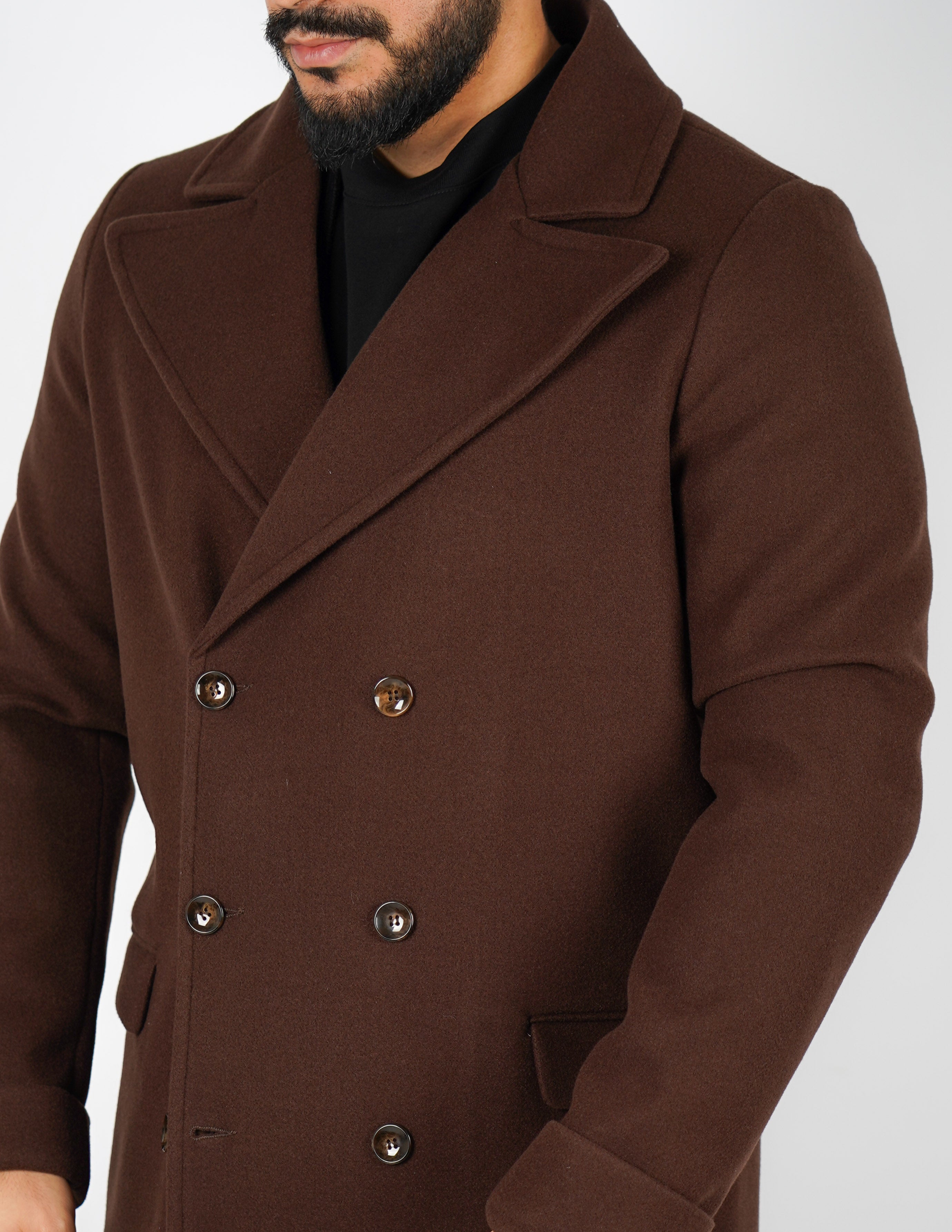 Cappotto elegante lungo doppiopetto