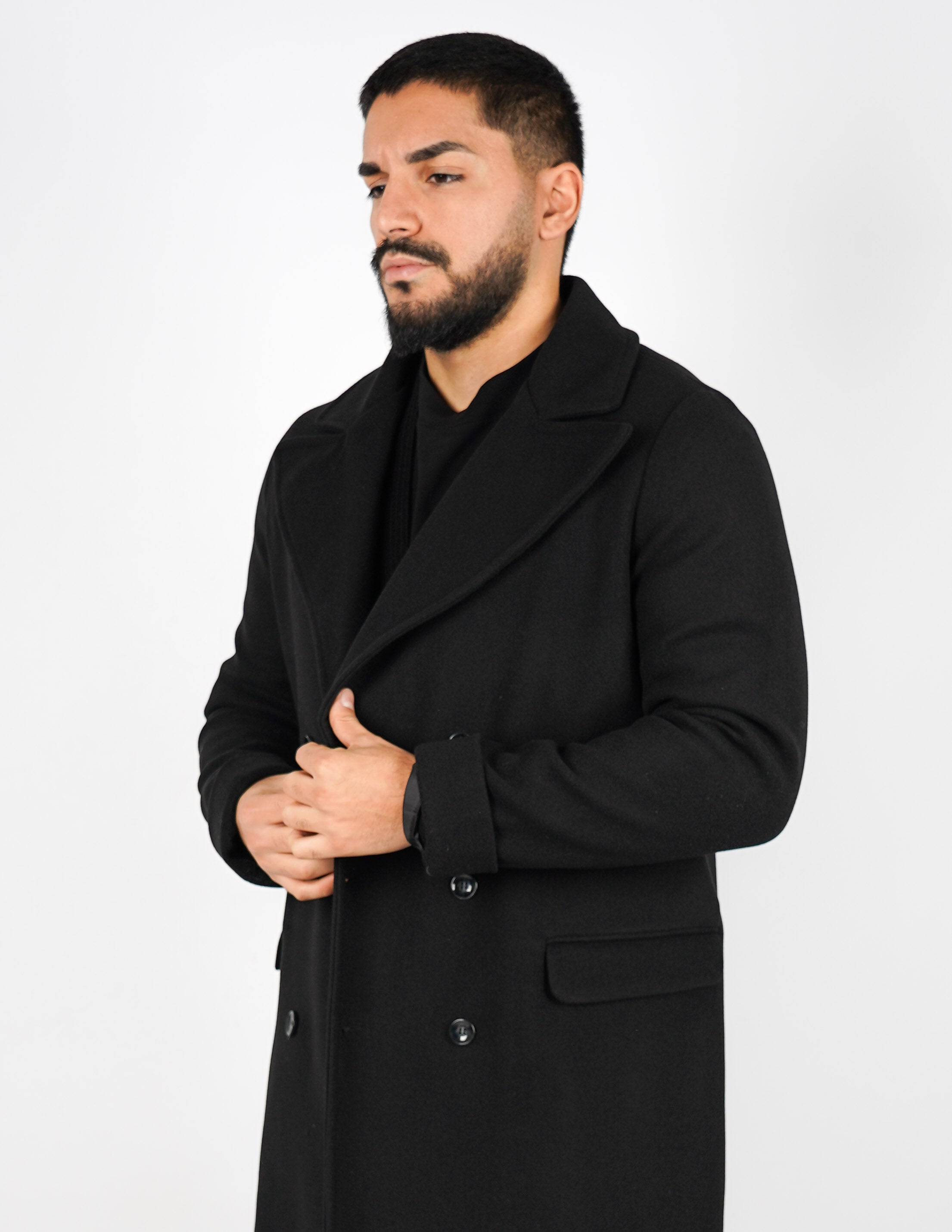 Cappotto elegante lungo doppiopetto