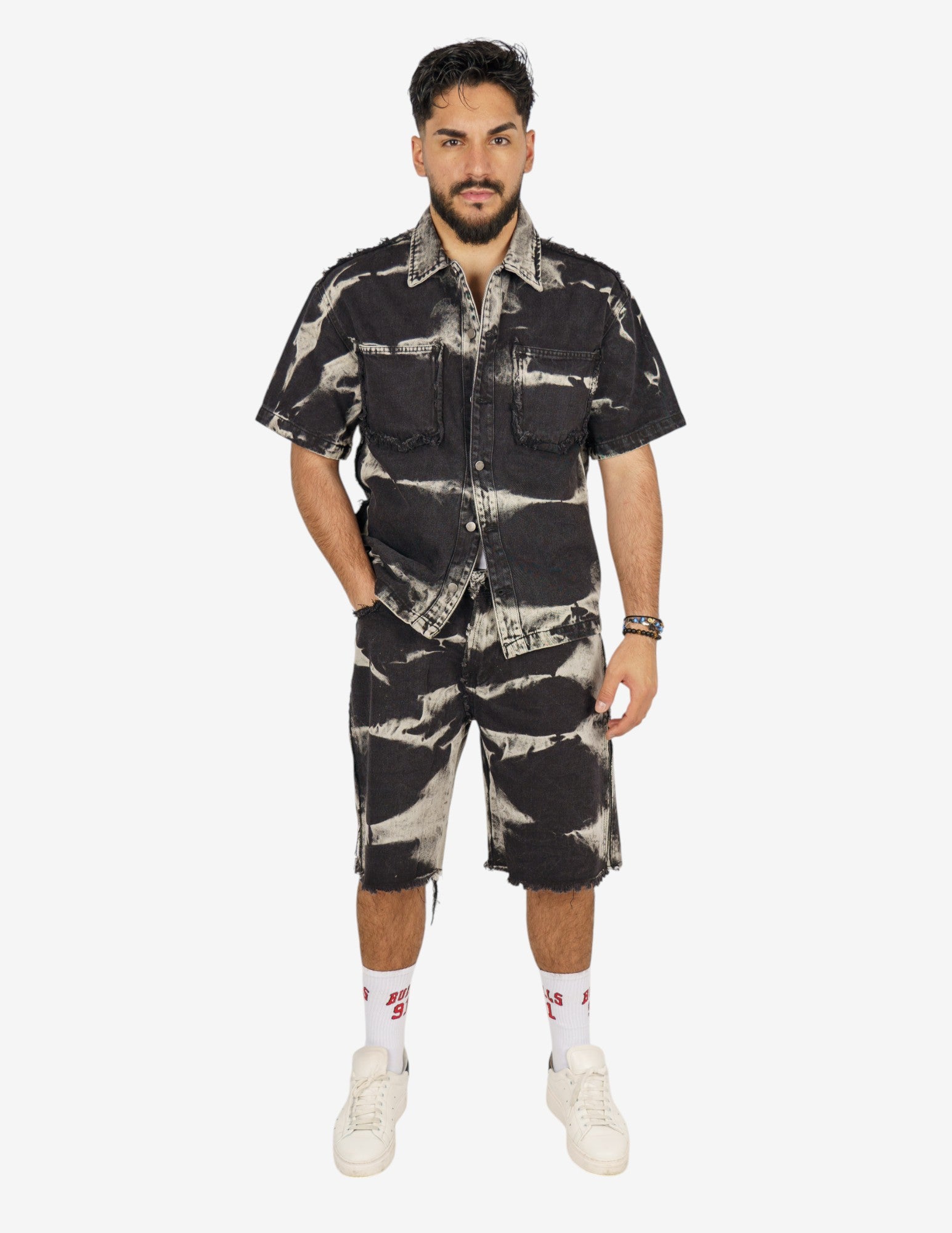 Coordinato di jeans strutturato