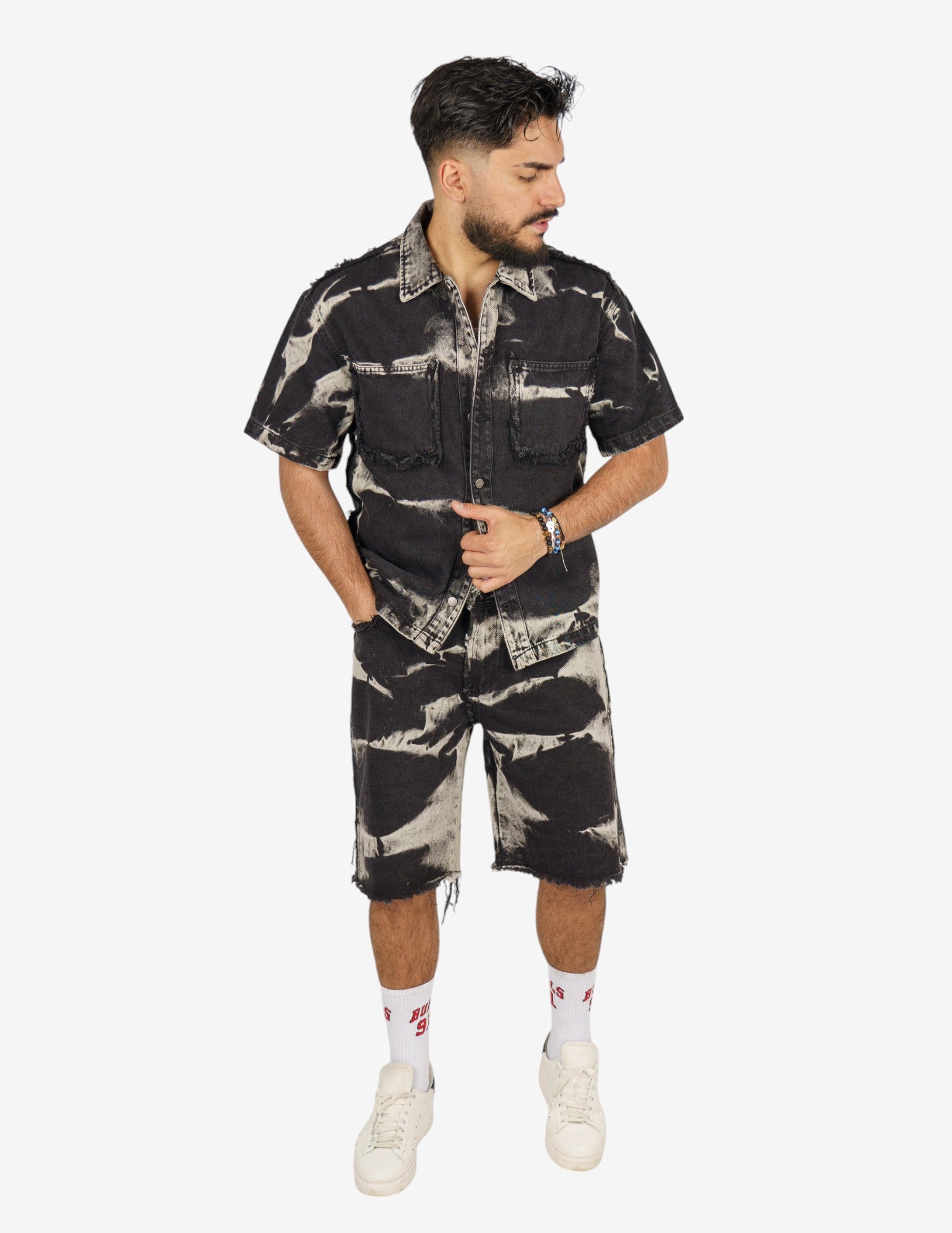 Coordinato di jeans strutturato