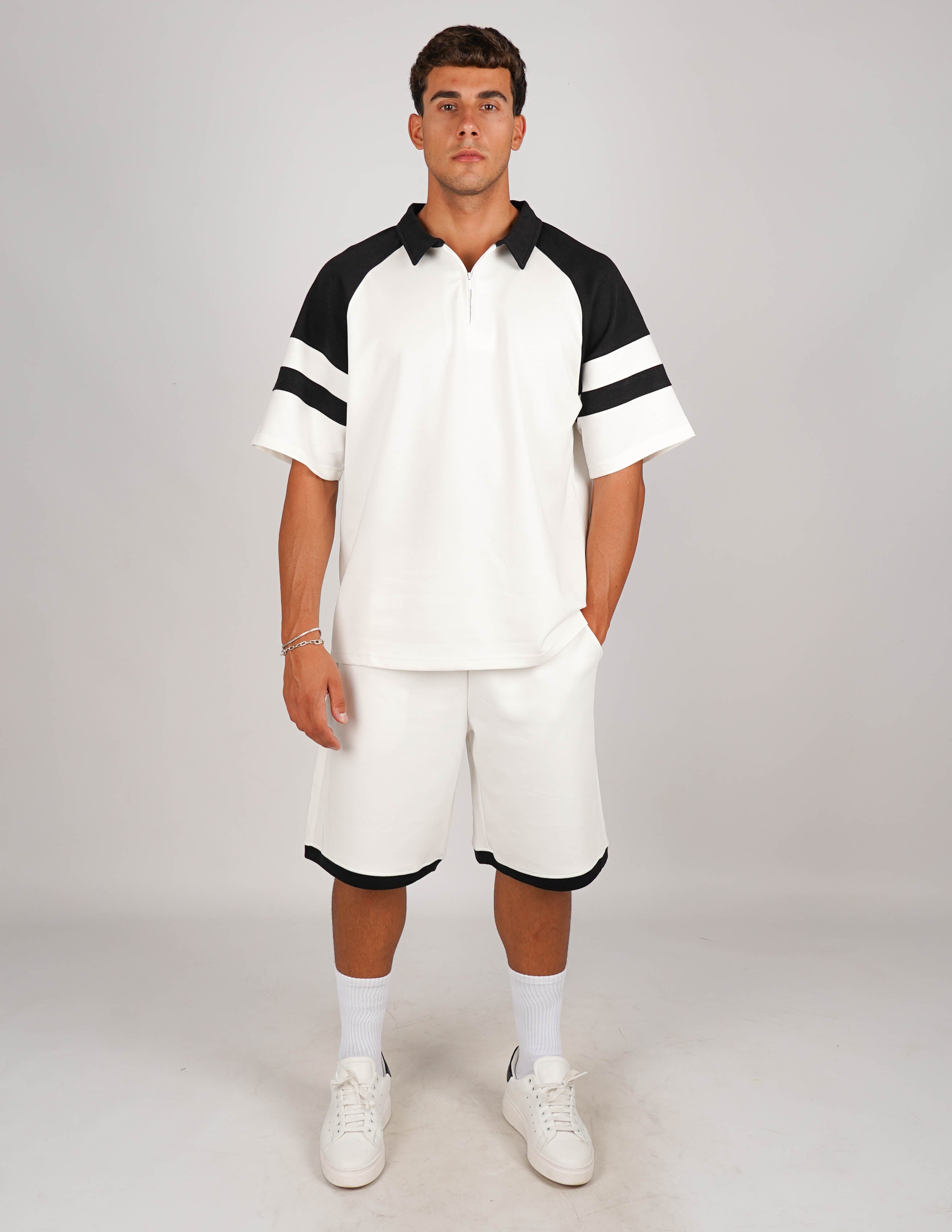 COORDINATO IN FELPA CON ZIP