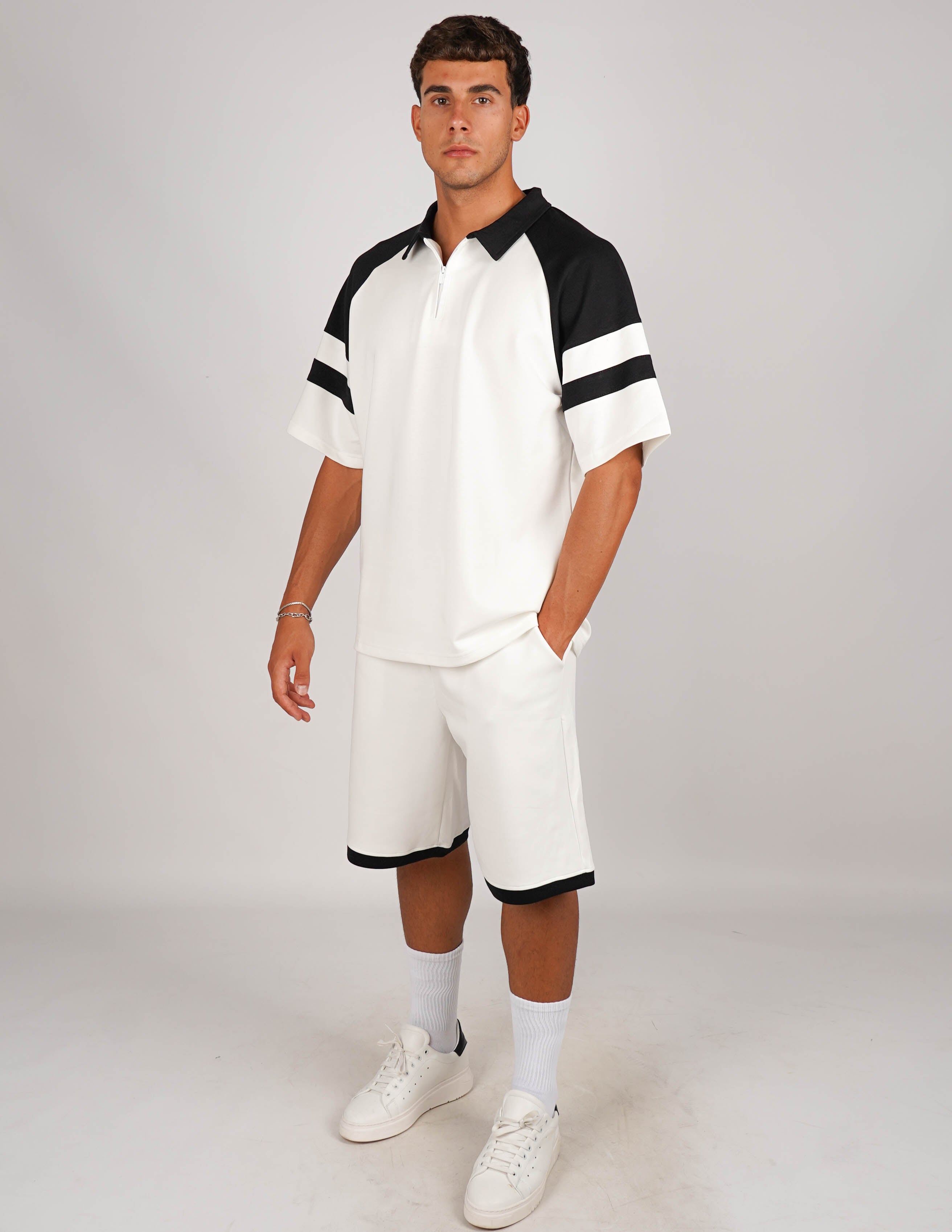 COORDINATO IN FELPA CON ZIP