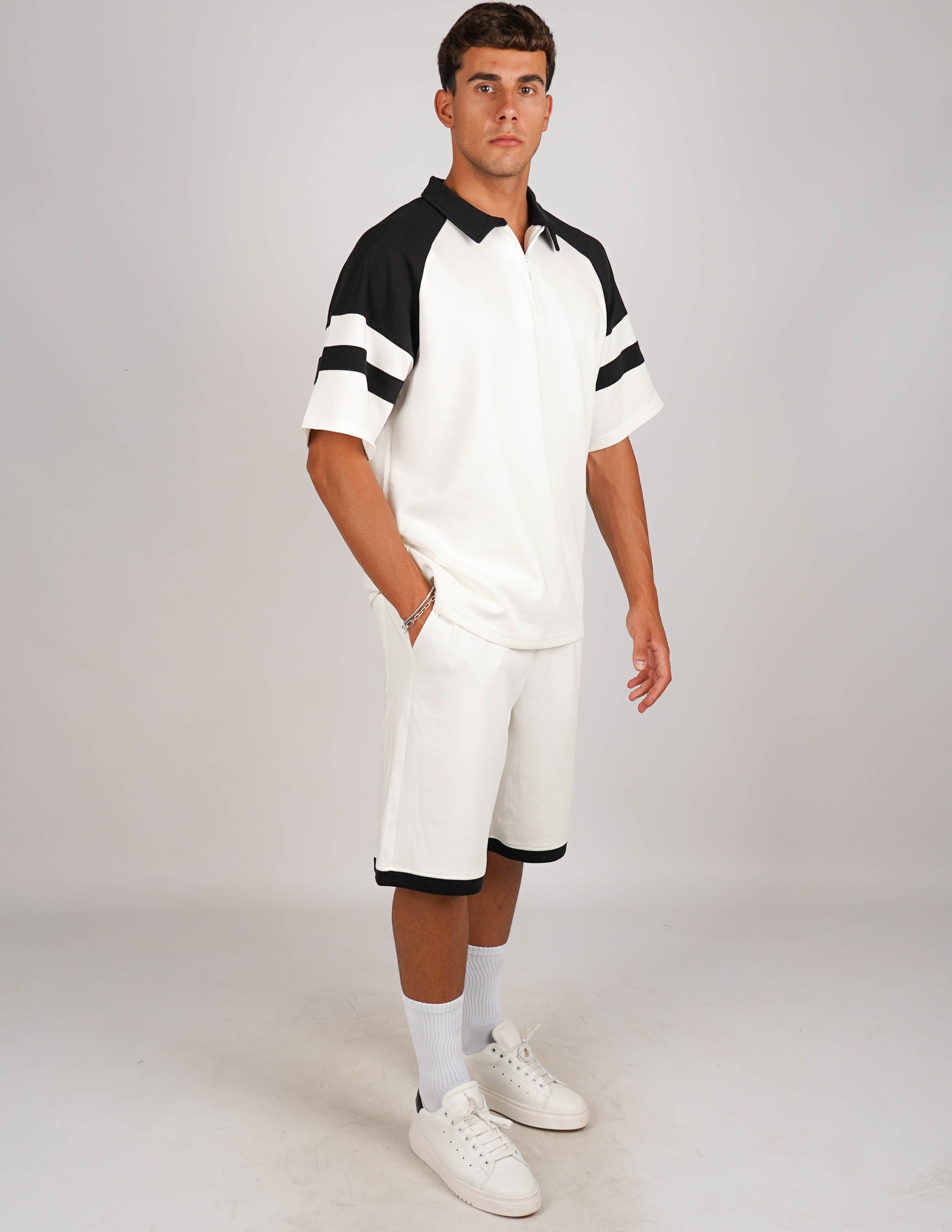 COORDINATO IN FELPA CON ZIP