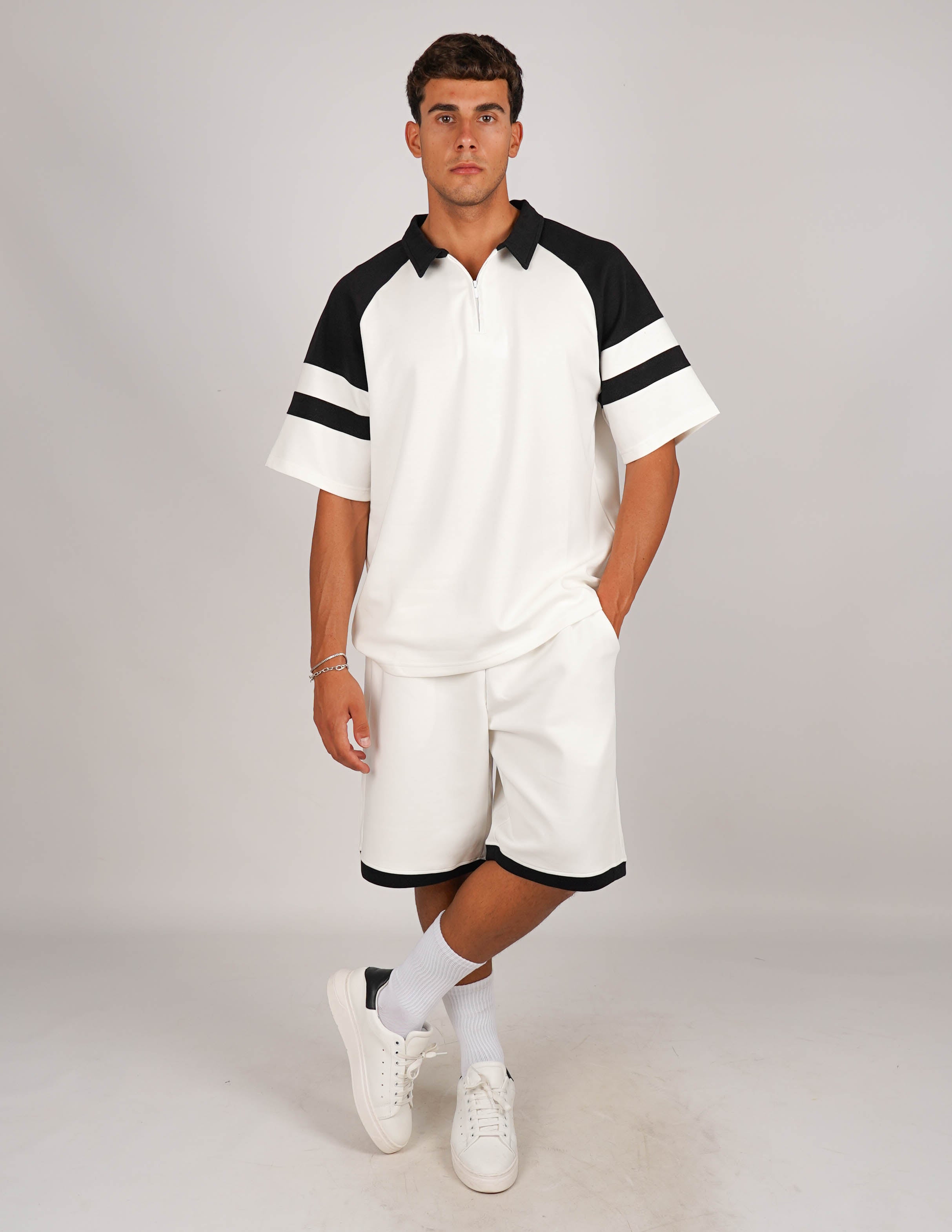 COORDINATO IN FELPA CON ZIP