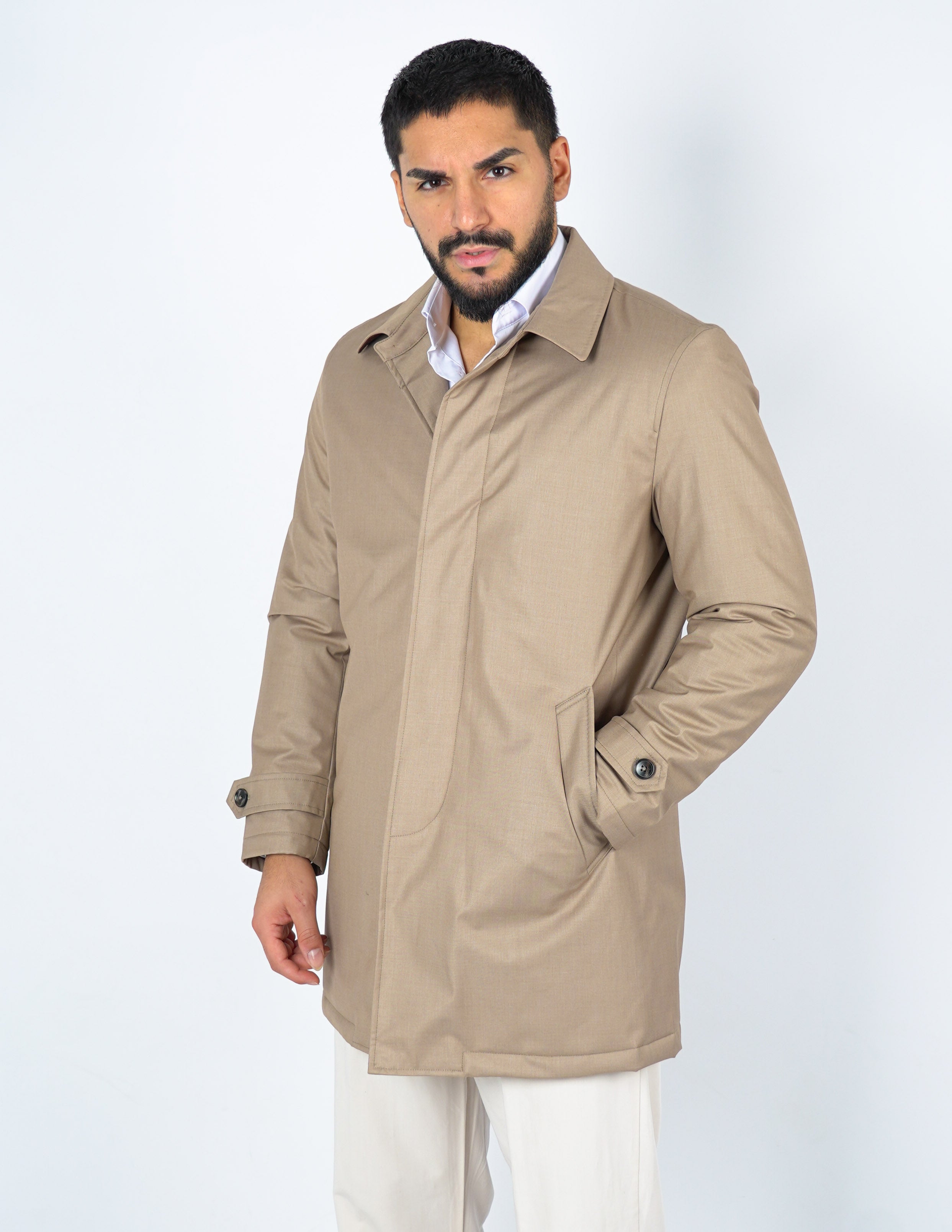 TRENCH ELEGANTE IMBOTTITO