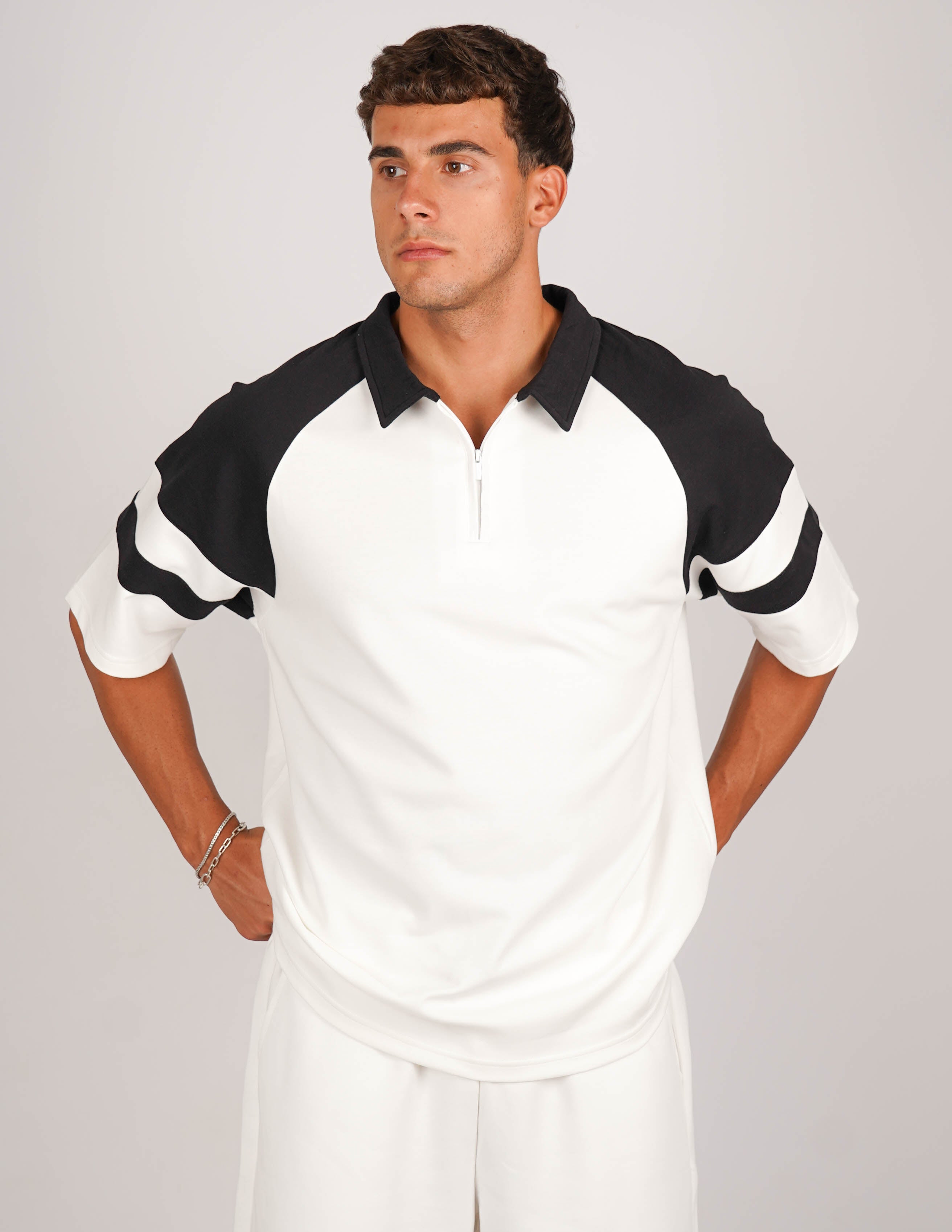 COORDINATO IN FELPA CON ZIP
