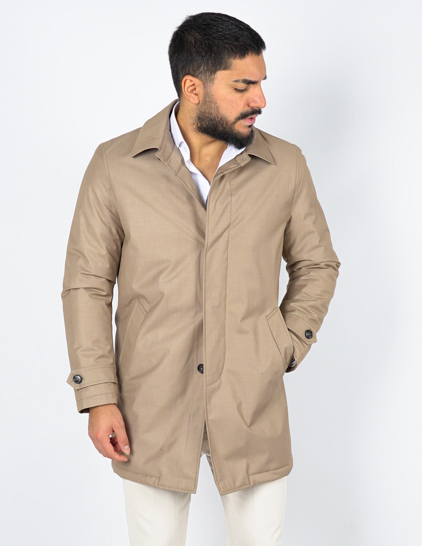 TRENCH ELEGANTE IMBOTTITO