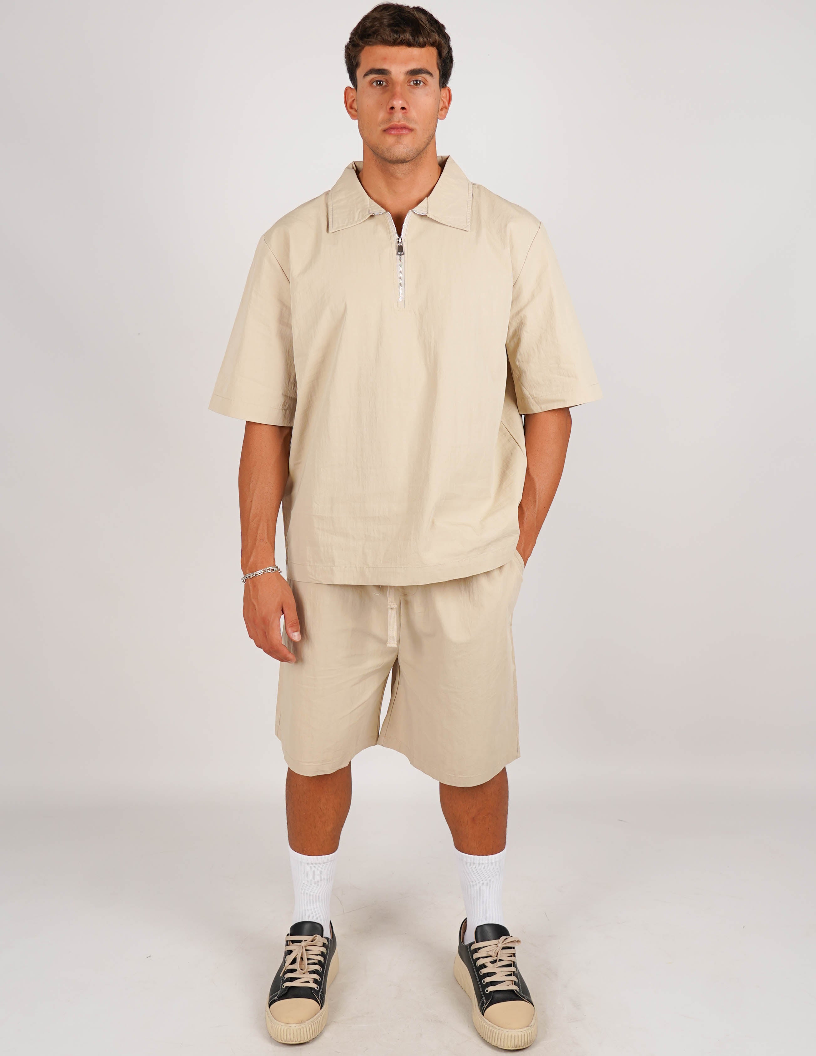 COORDINATO POLO CON ZIP