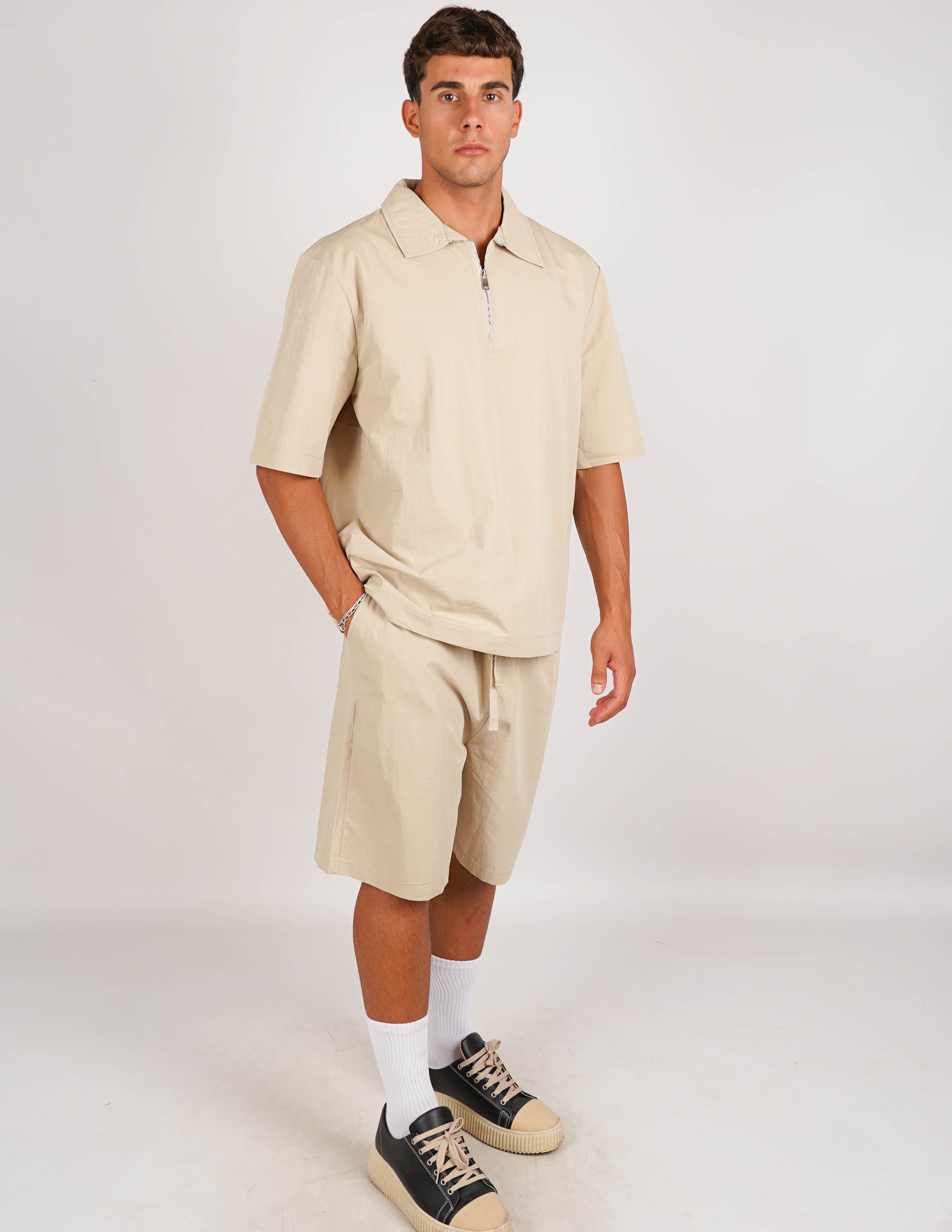 COORDINATO POLO CON ZIP